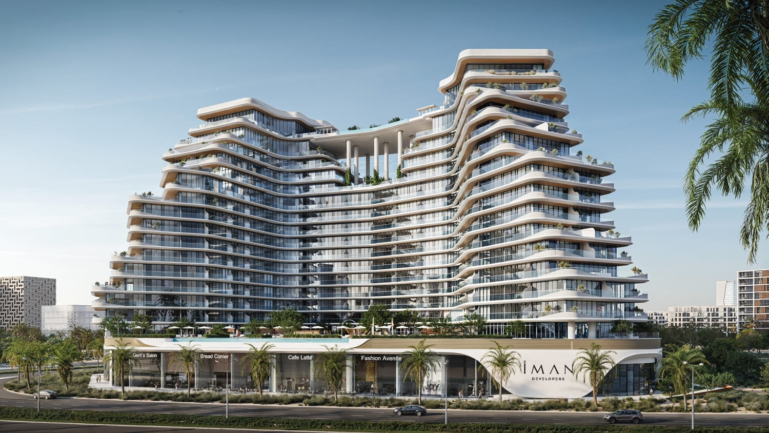15 Cascade Featured by Versace Ceramics exterior view