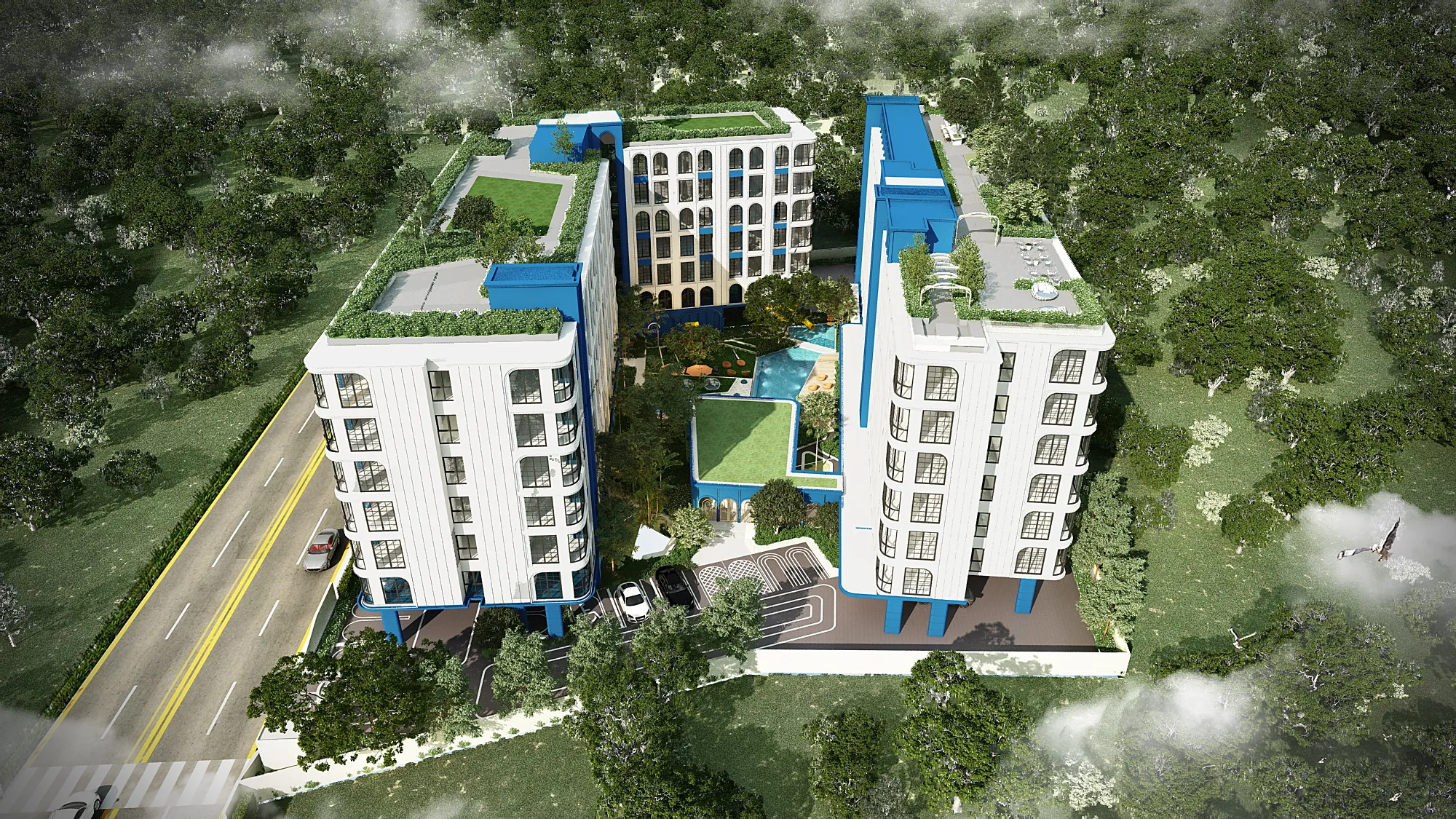 Above Element exterior view