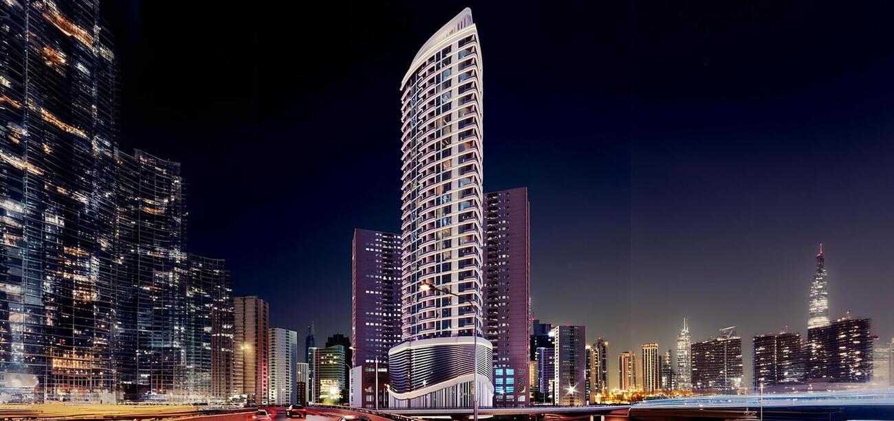 Ajman Pearl Tower exterior view