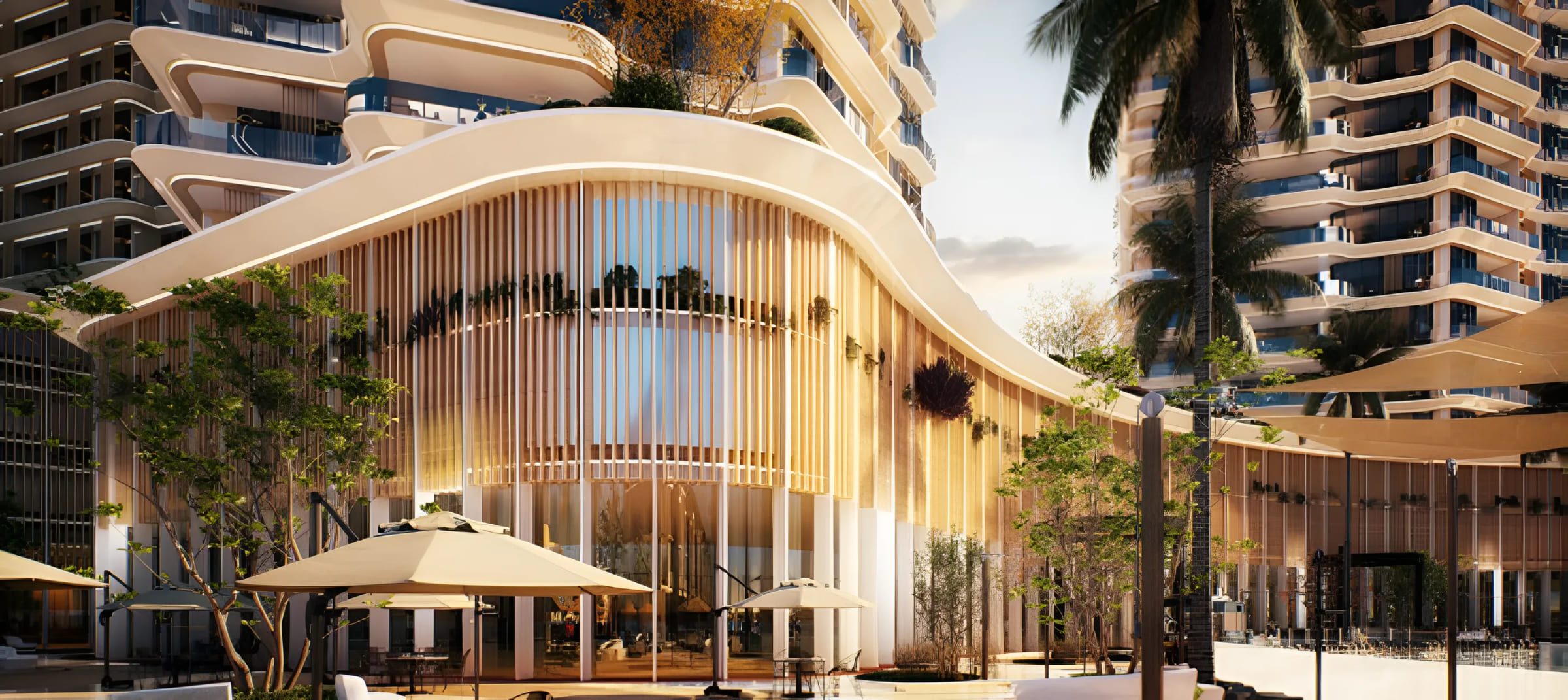 Al Hamra Waterfront architecture