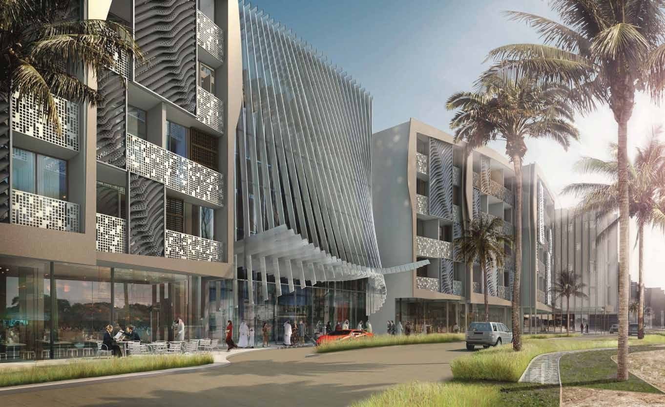 Al Multaqa Avenue exterior view
