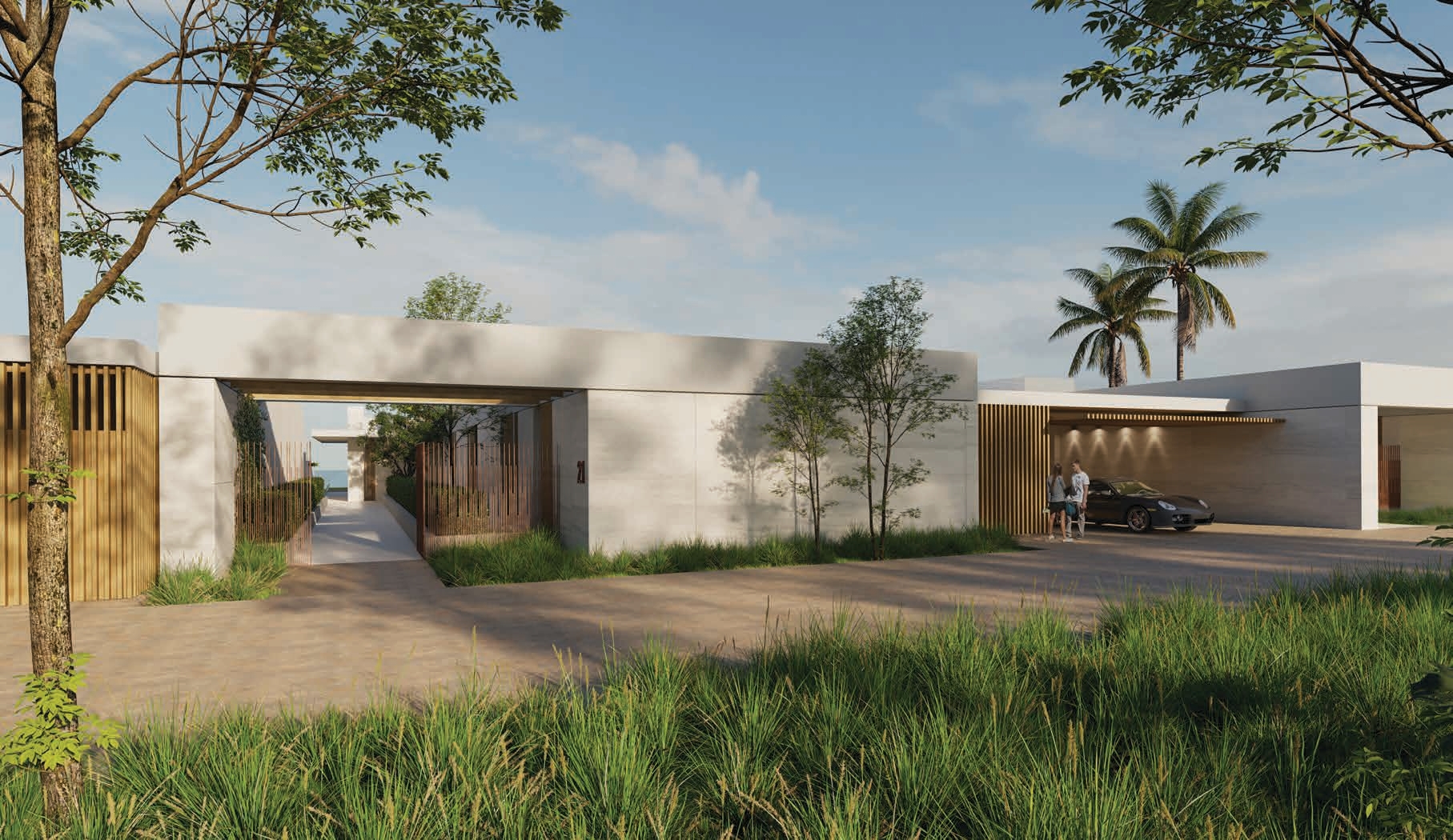 Al Zorah Beach Hills Villa's architecture