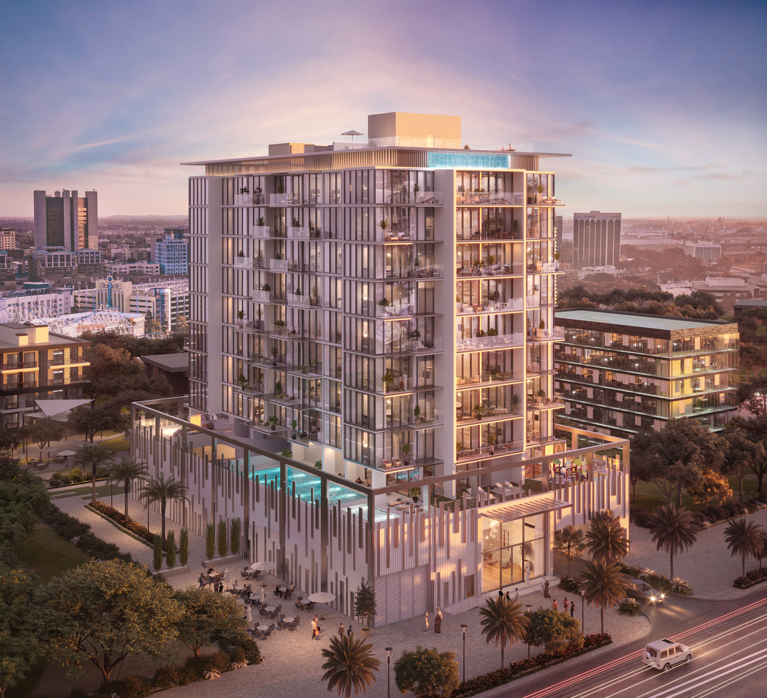 Allegro Residences exterior view