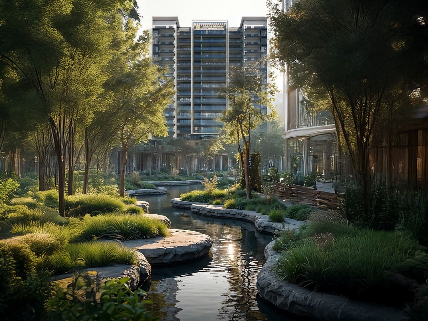 Amer Al Ghurair Residences exterior view