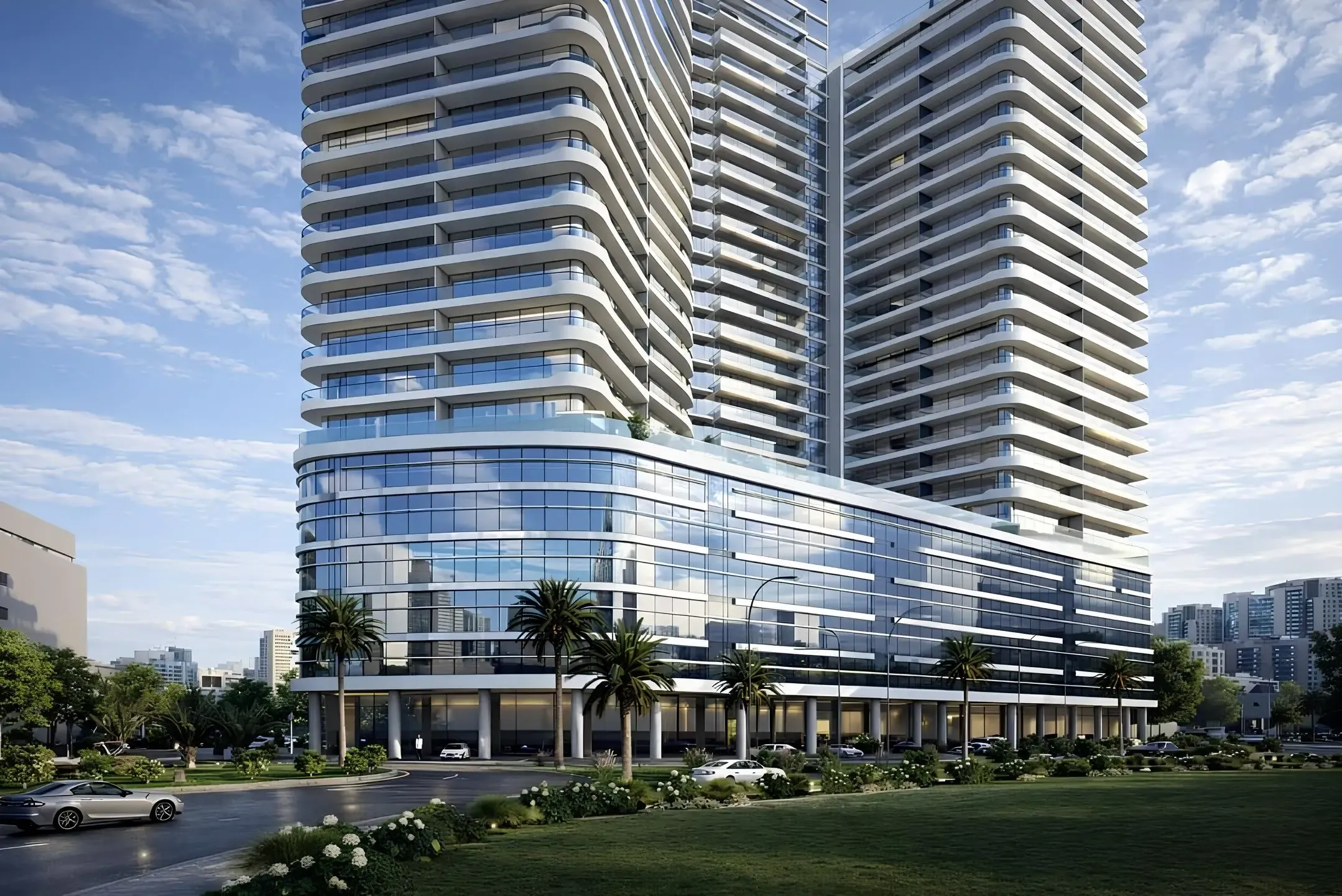 Amwaj Tower exterior view