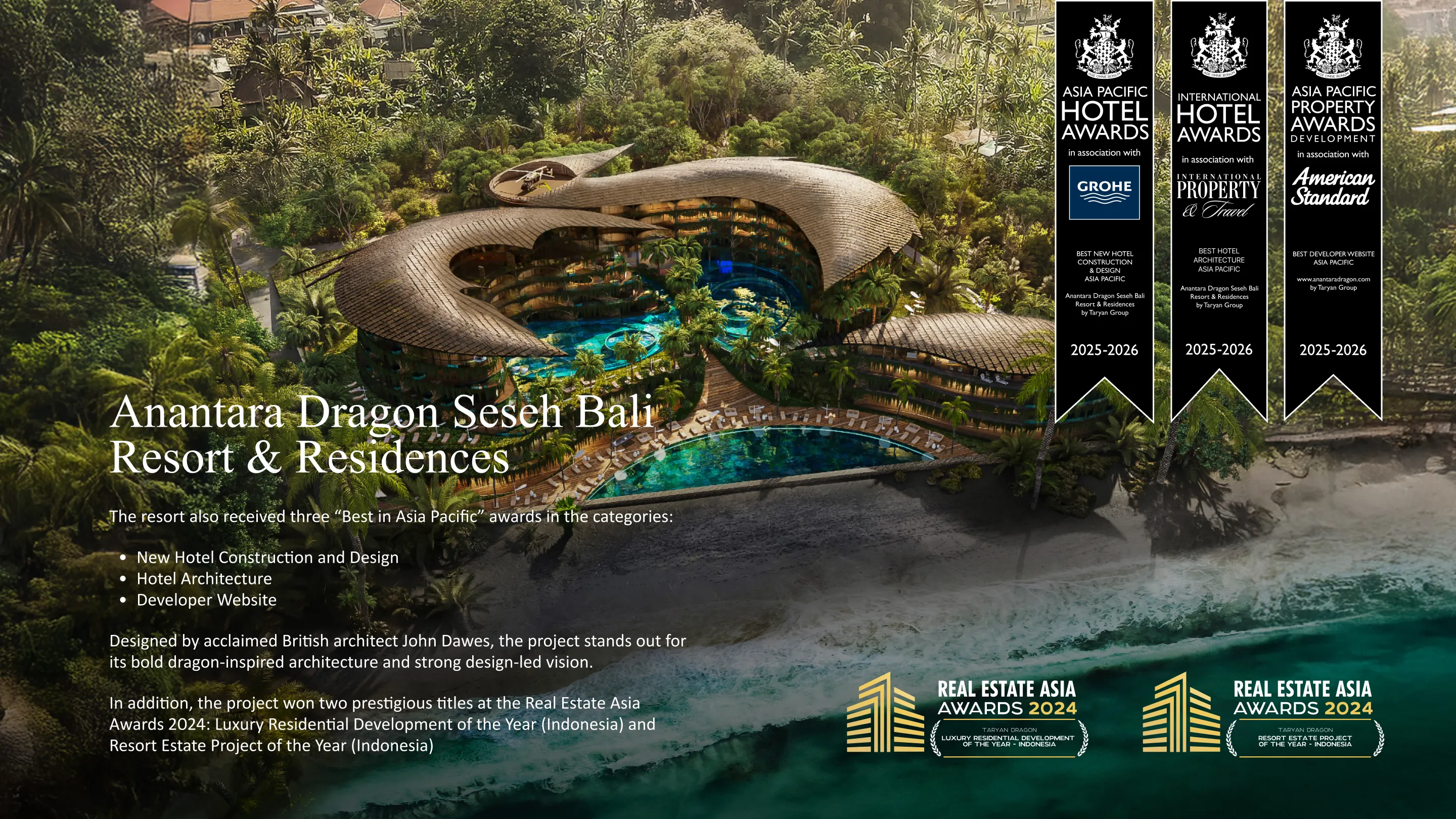 Anantara Dragon Seseh Bali Resort & Residences exterior view