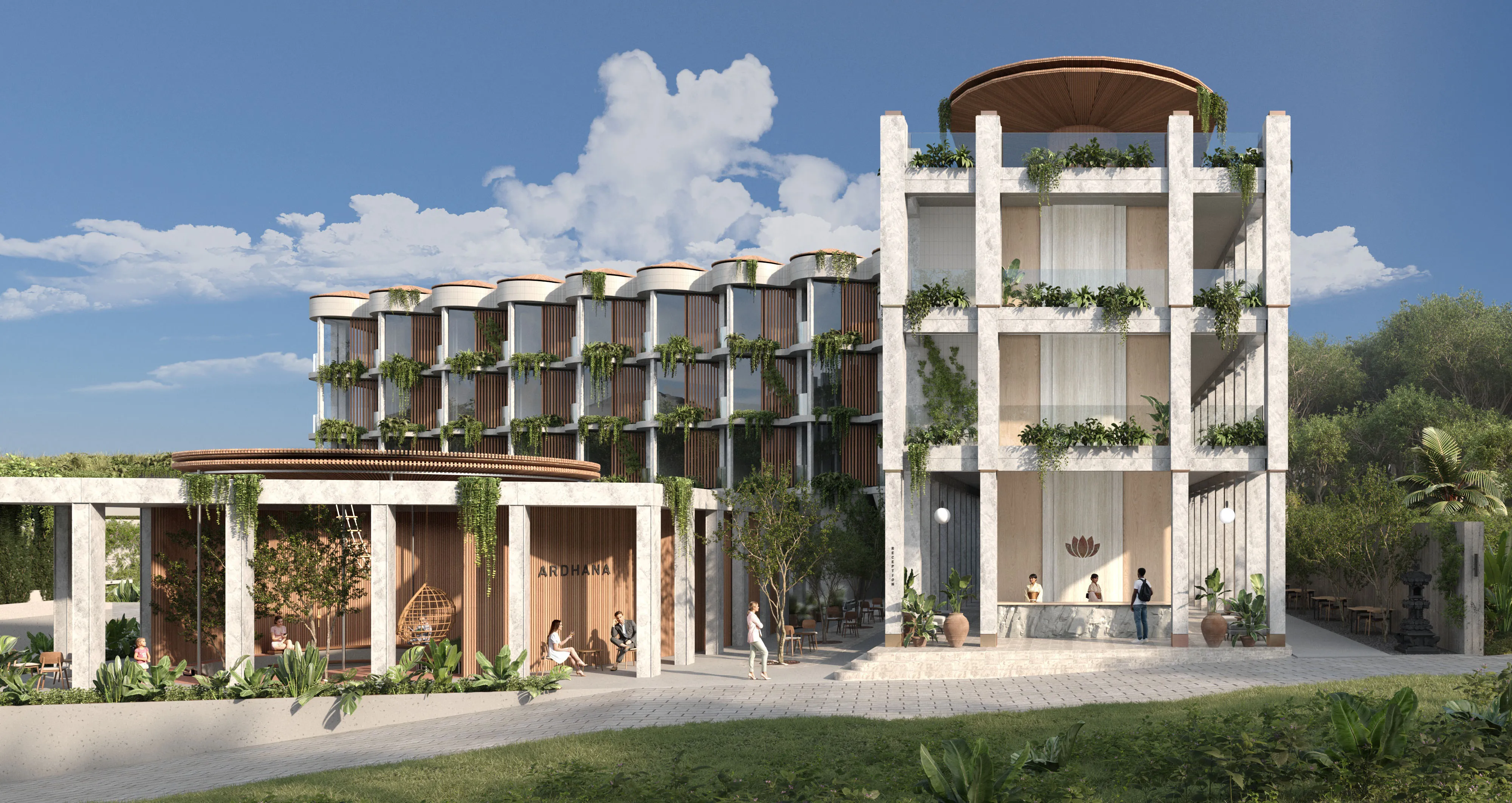 Ardhana Residence Hotel exterior view