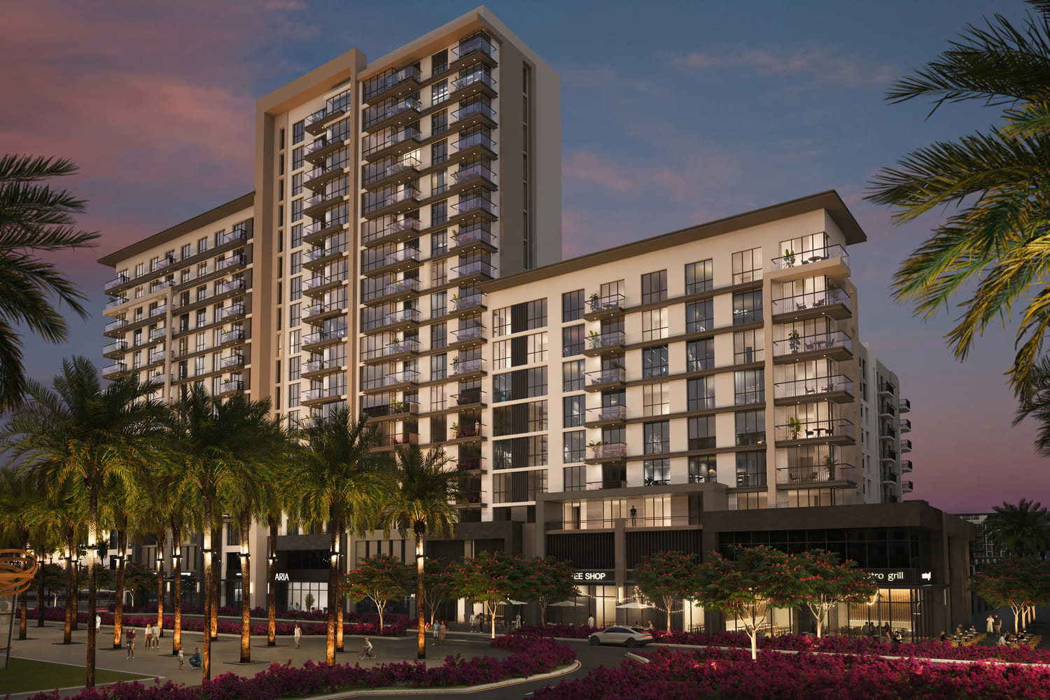 Aria on the Park exterior view