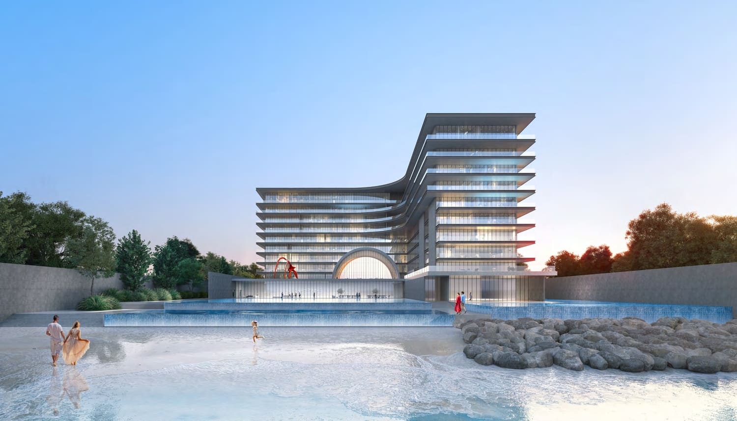 Armani Beach Residence exterior view