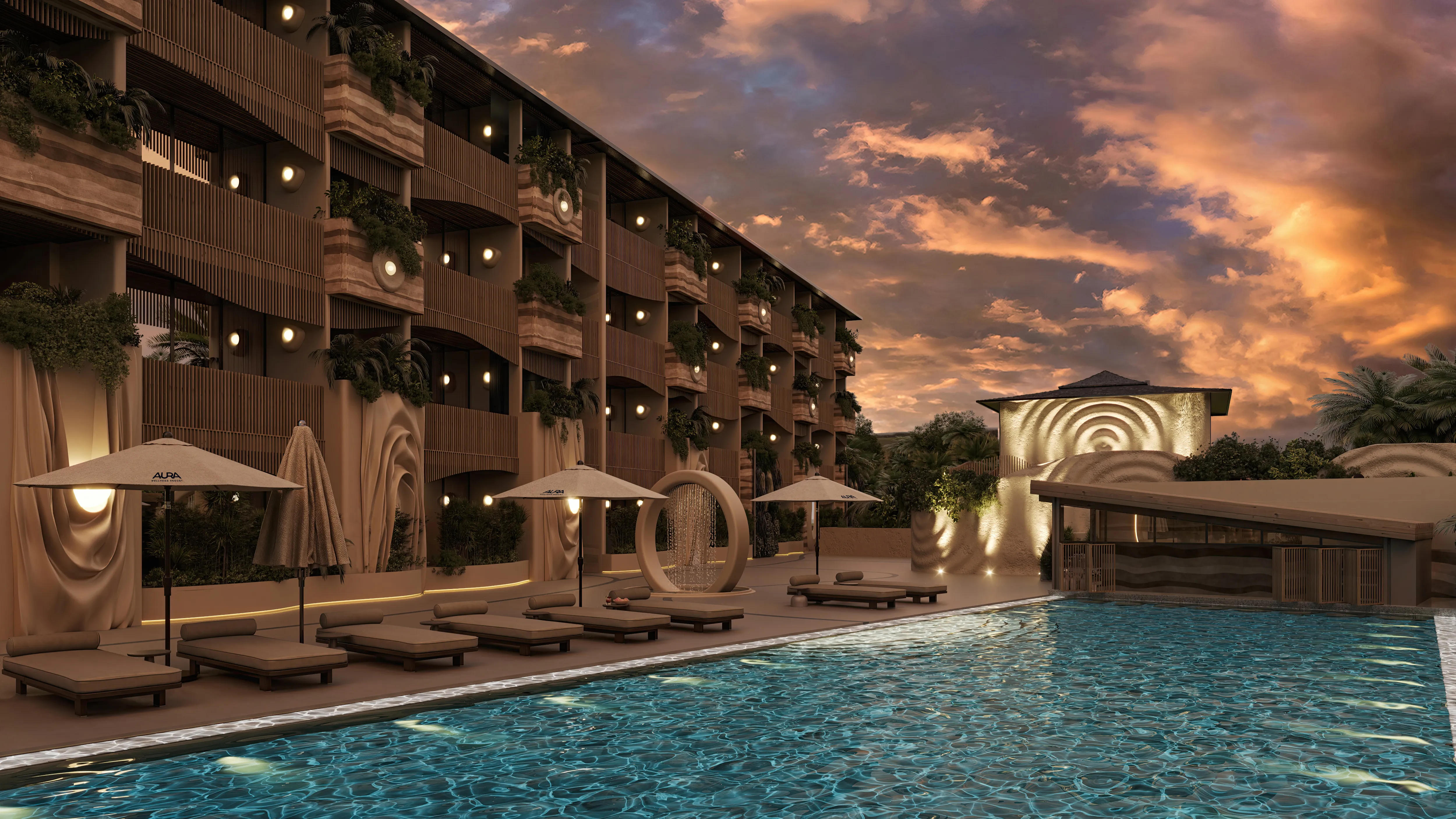 AURA Wellness Resort architecture