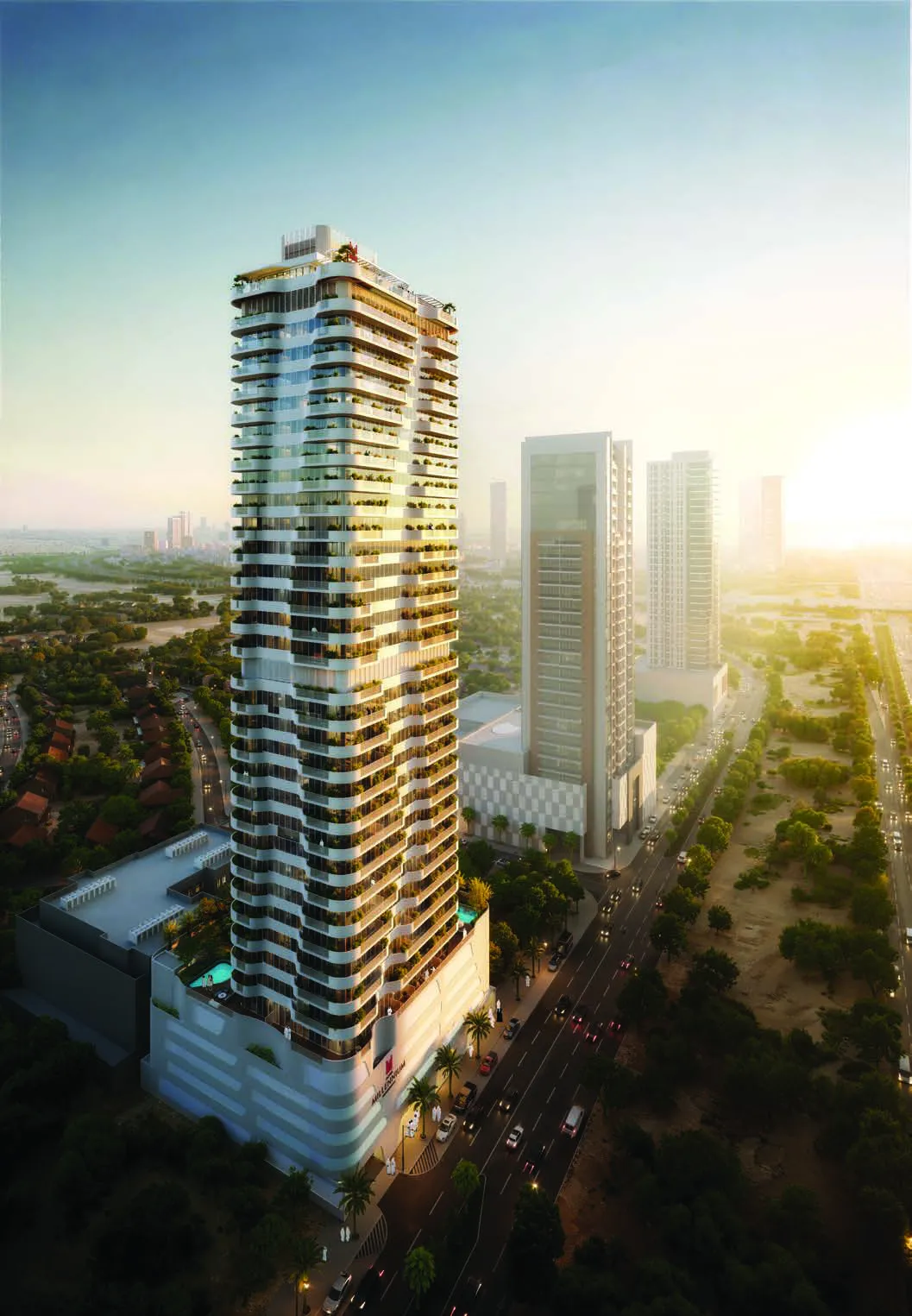Azha Millennium Residences exterior view
