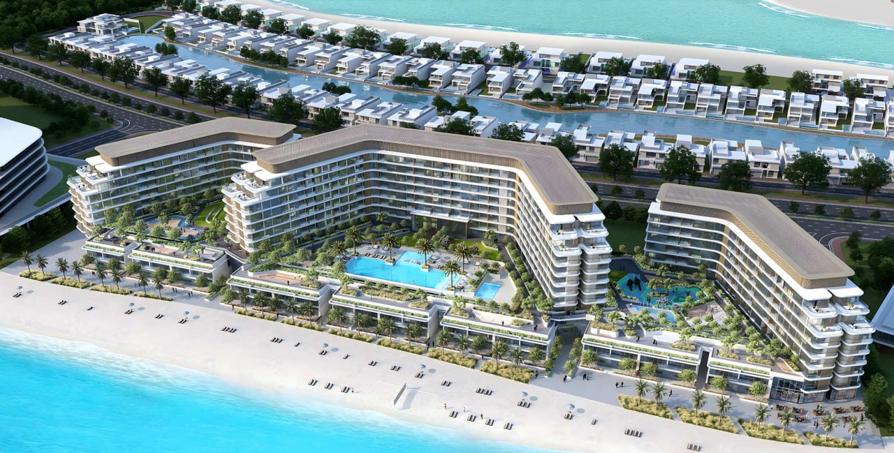 Beach Residences at Siniya Island exterior view