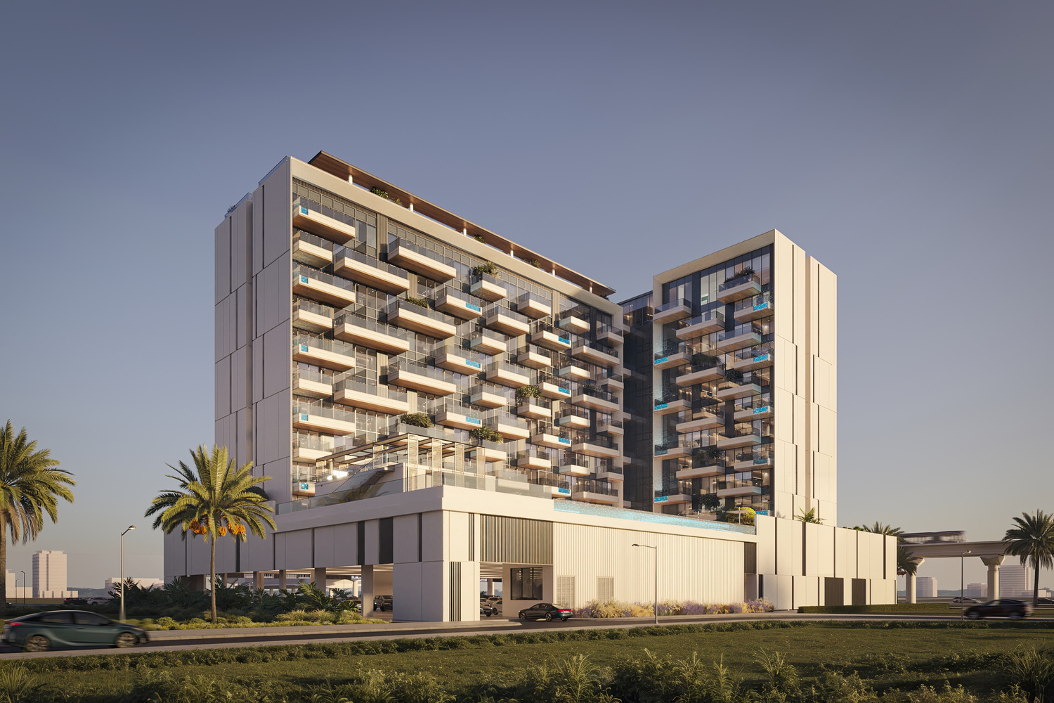 Beverly Gardens exterior view