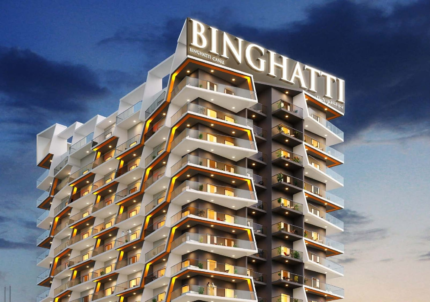 Binghatti Canal exterior view
