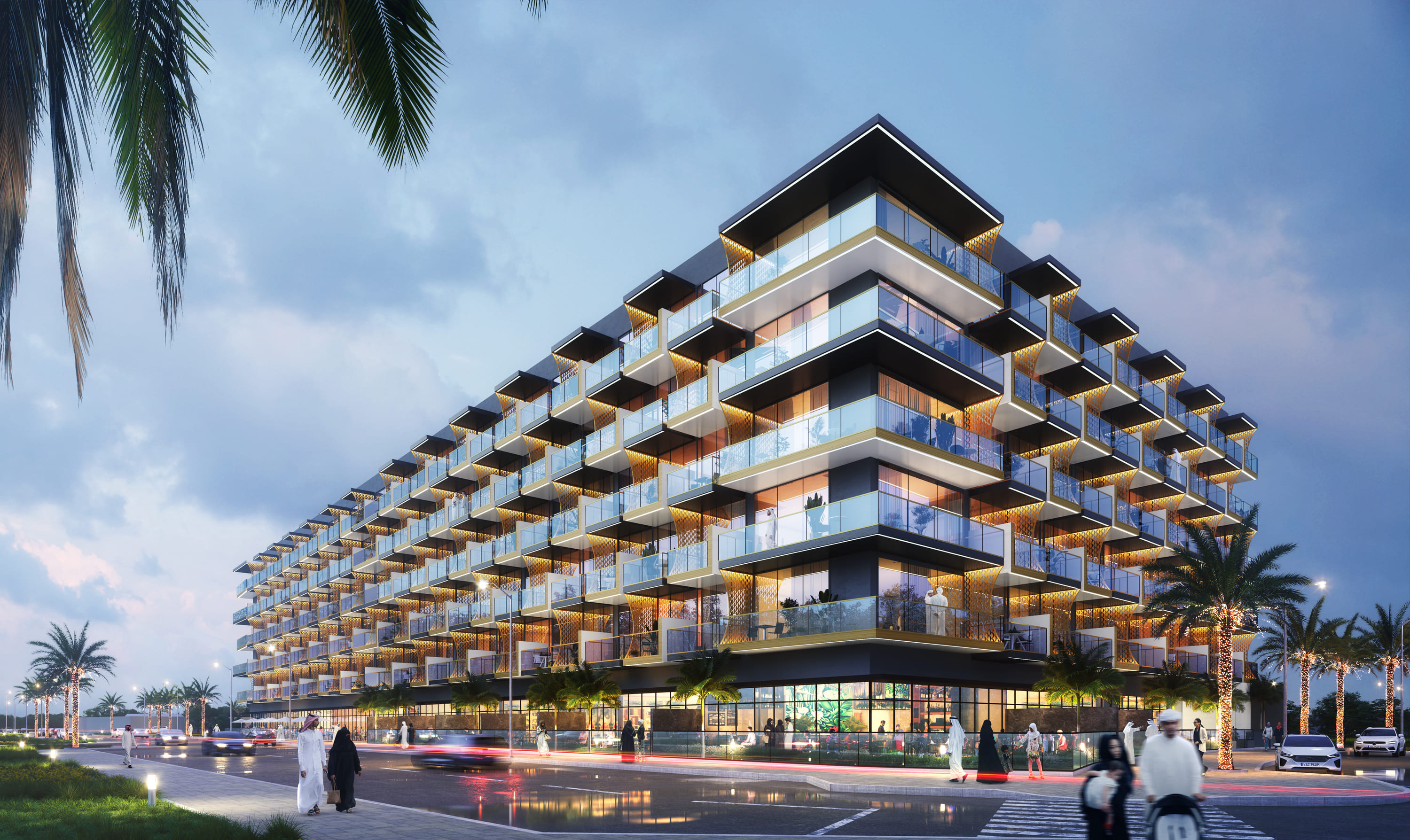 Binghatti Crescent exterior view