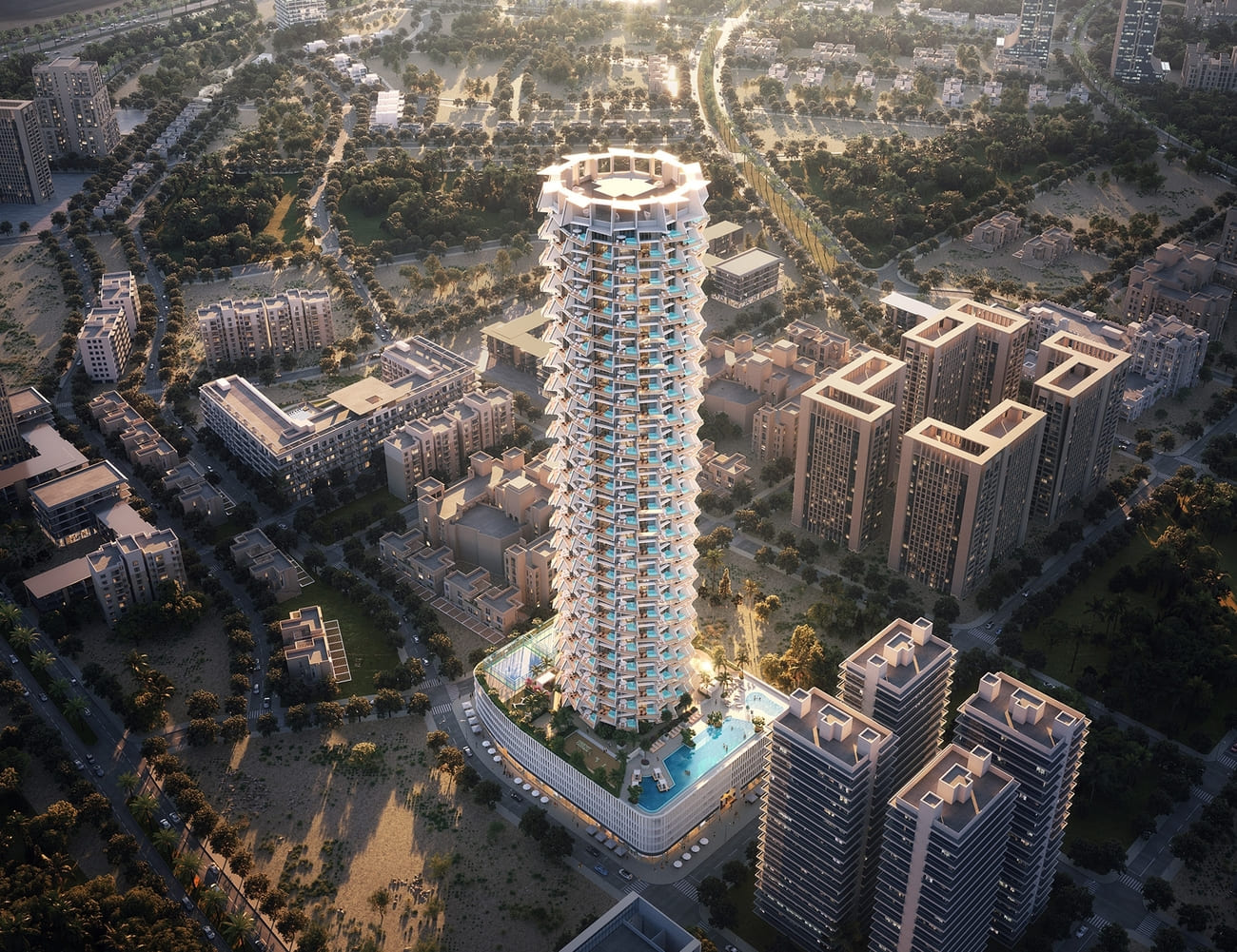 Binghatti Grove architecture