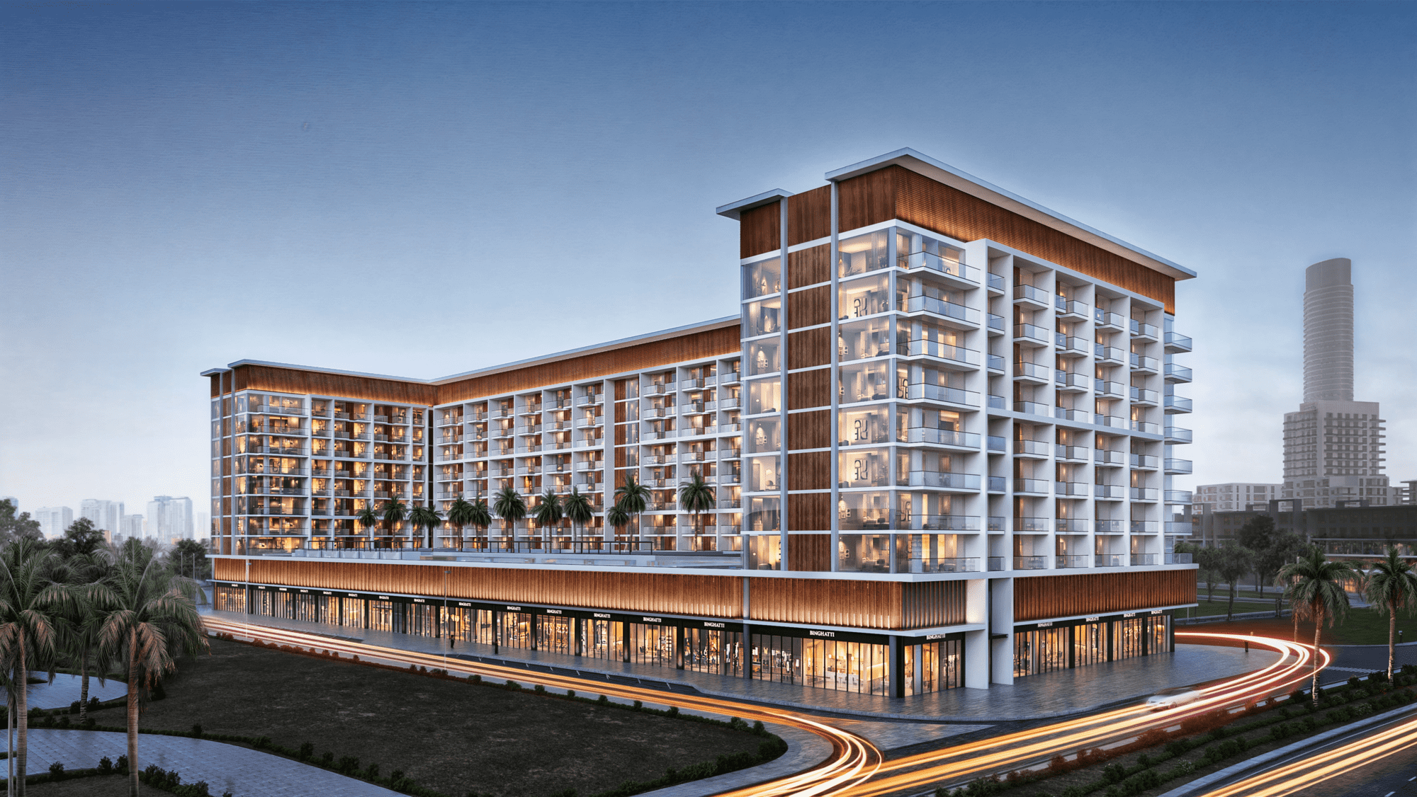 Binghatti Phoenix exterior view