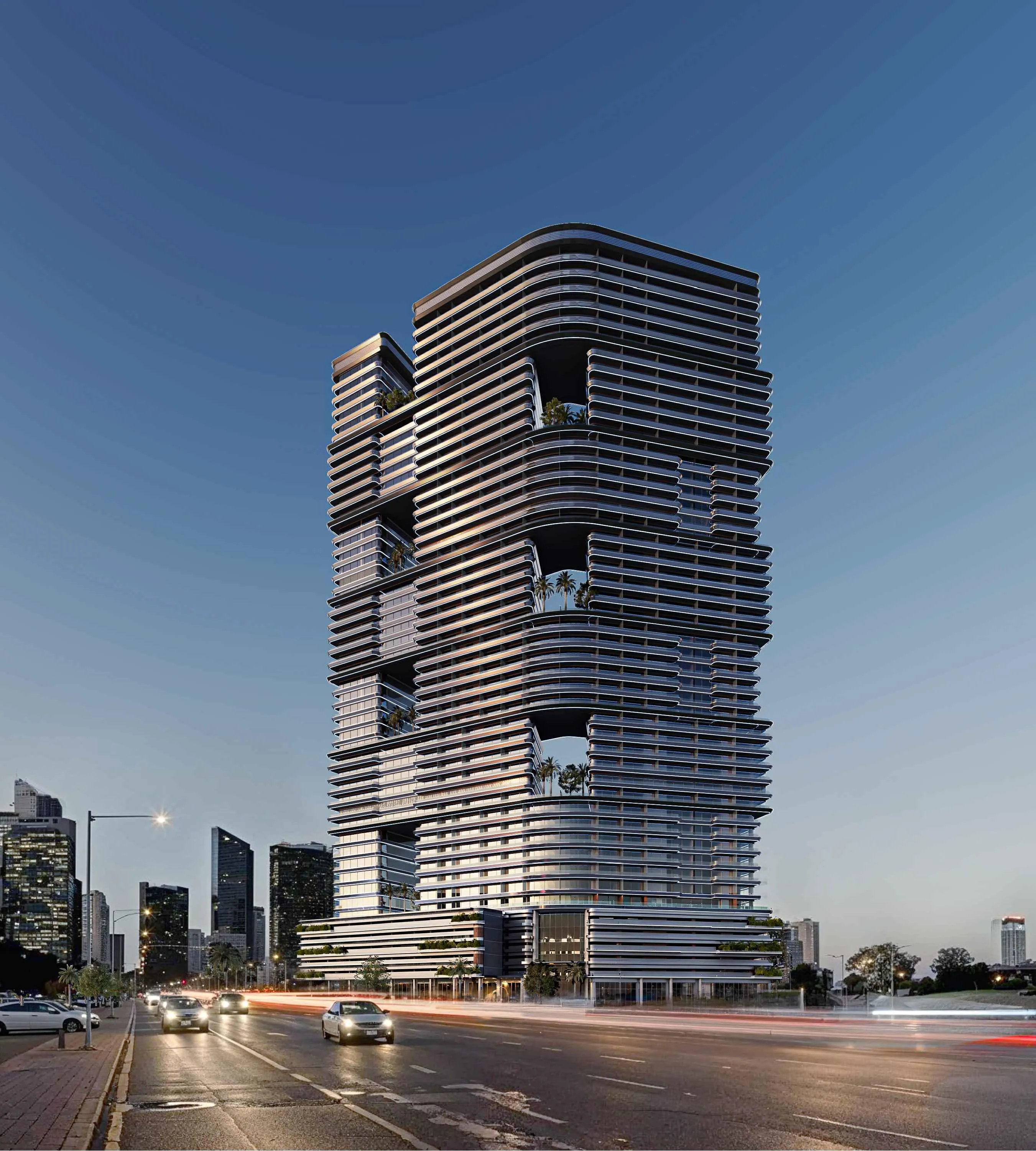 Binghatti Sky Terraces architecture