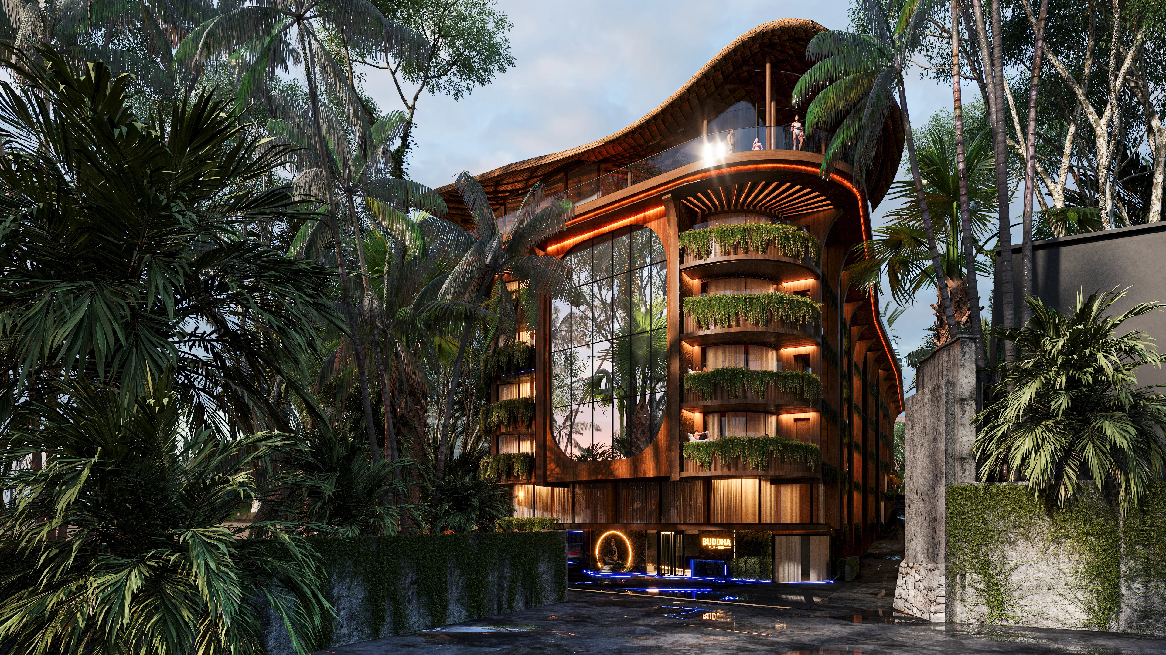 Buddha Club House exterior view