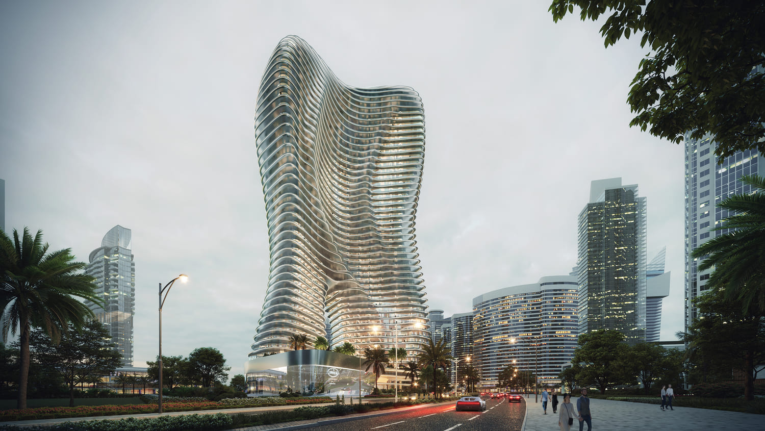 Bugatti Residences by Binghatti exterior view