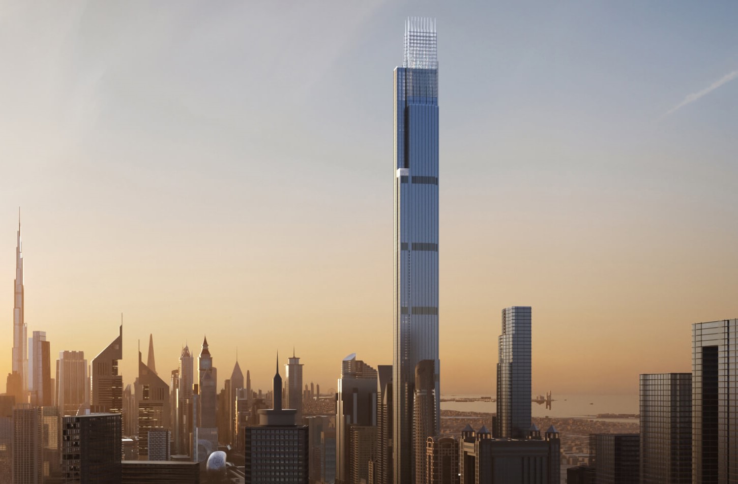 Burj Azizi exterior view