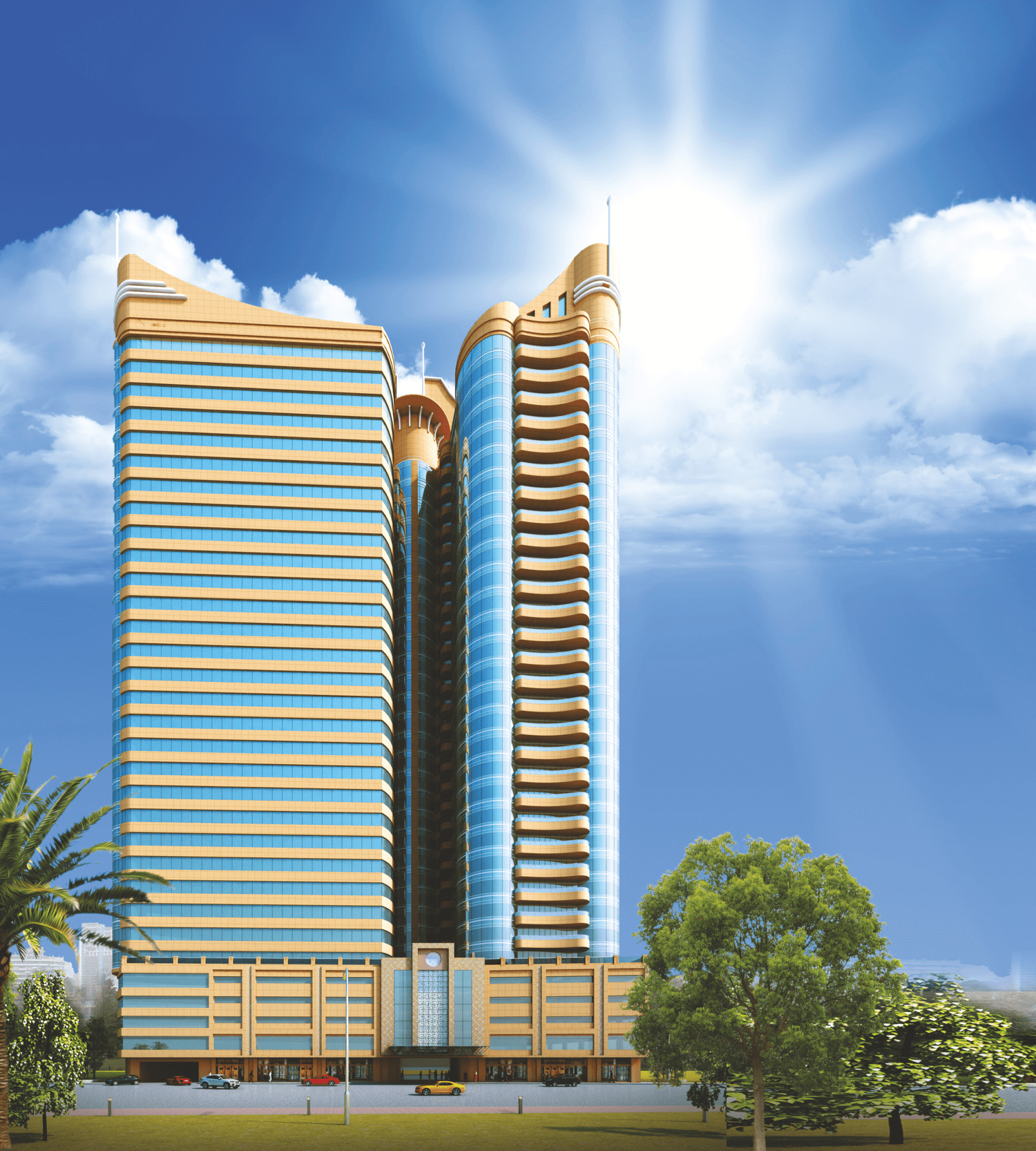 Conqueror Tower exterior view