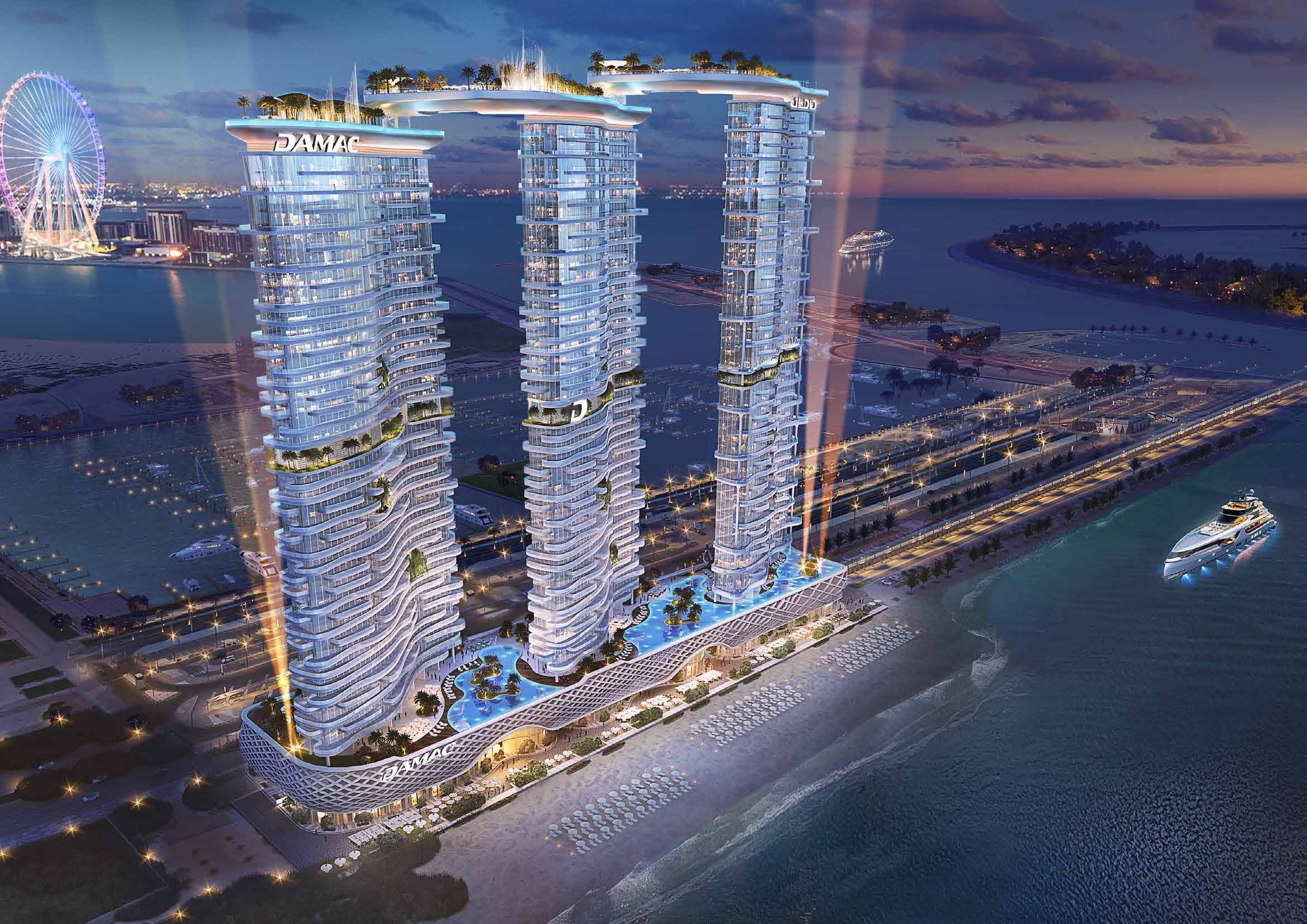 Damac Bay exterior view
