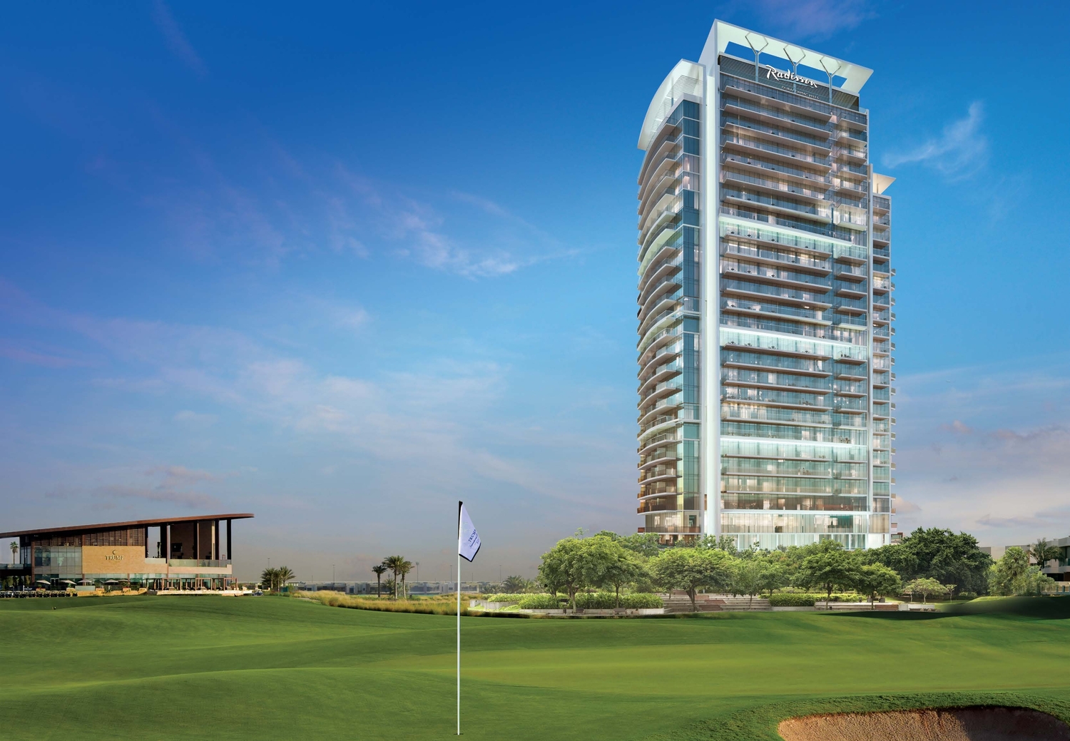 Damac Hills - Radisson Dubai exterior view