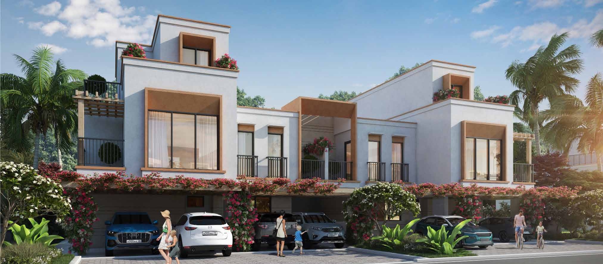 Damac Lagoons Mykonos exterior view