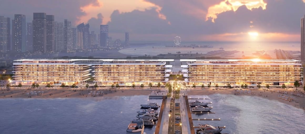 Dubai Harbour Residence exterior view