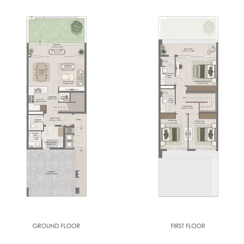 Equestra 3 BR floor plan