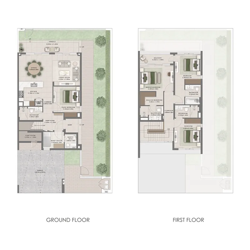 Equestra 4 BR floor plan