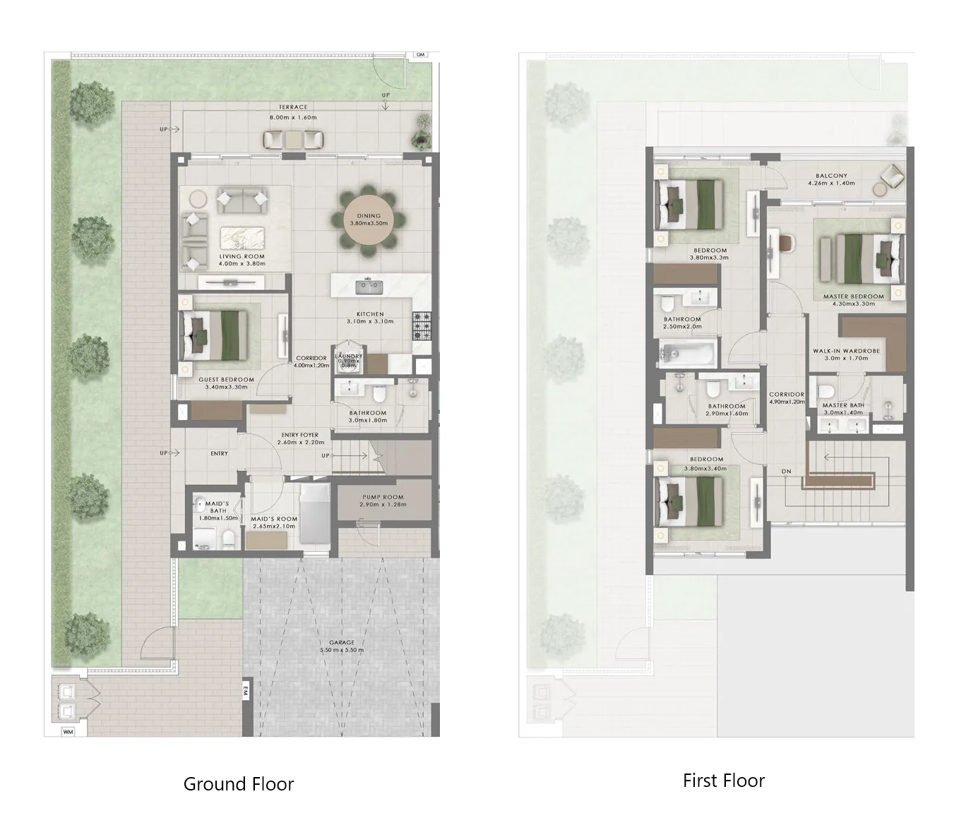 Equiterra 2 4 BR floor plan