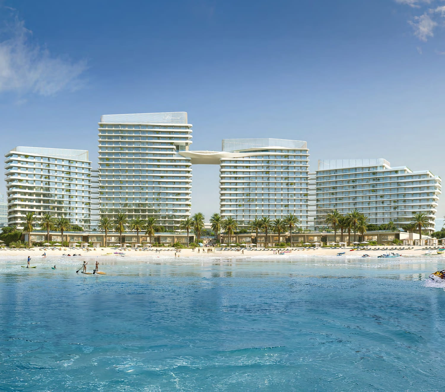Fairmont Residences Al Marjan Island exterior view