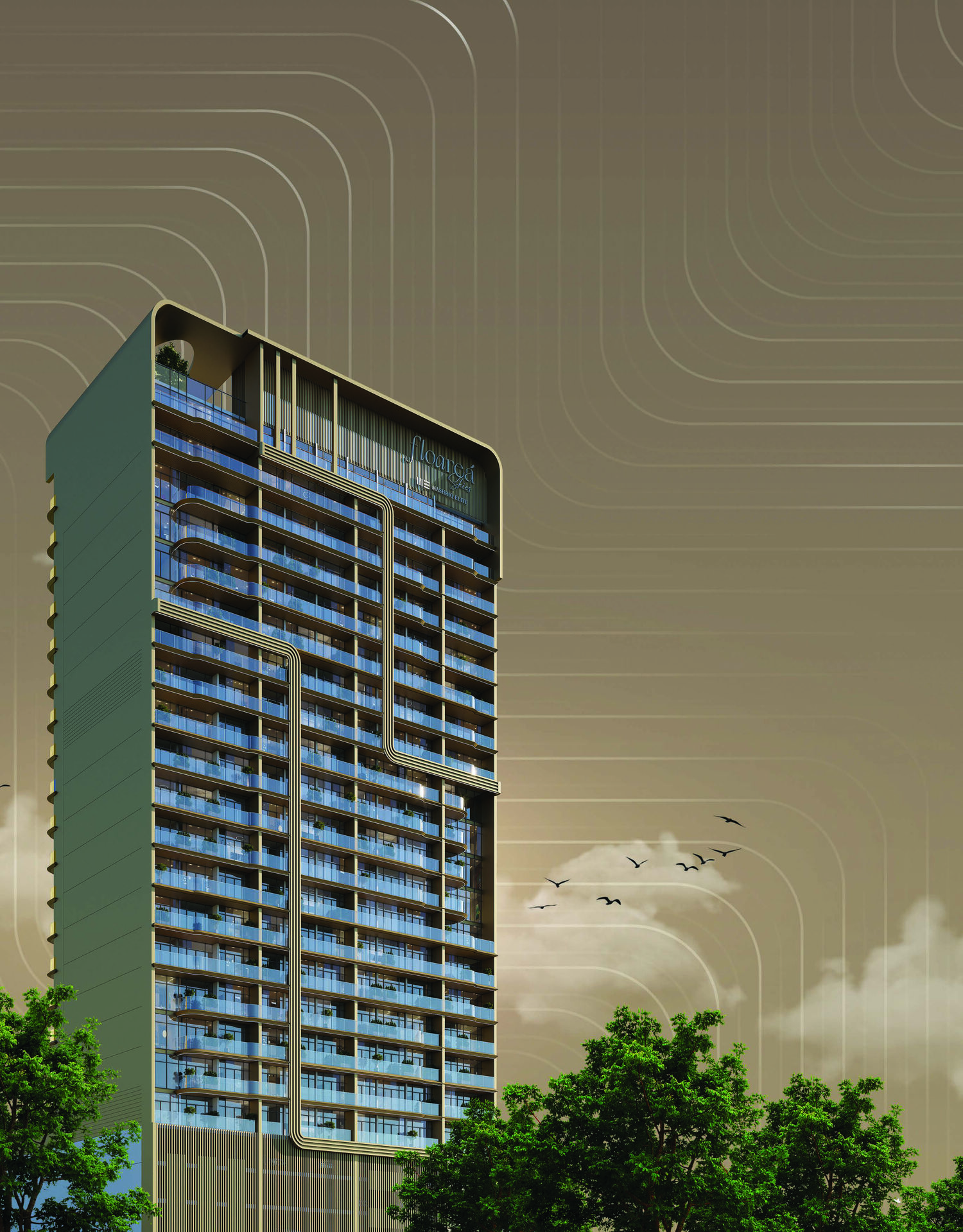 Floarea Skies architecture