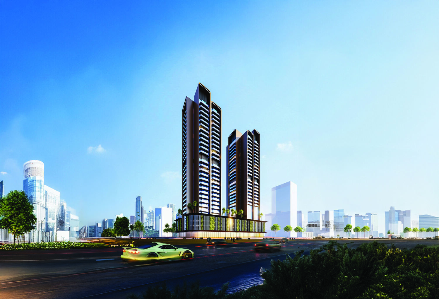 Guzel Towers architecture