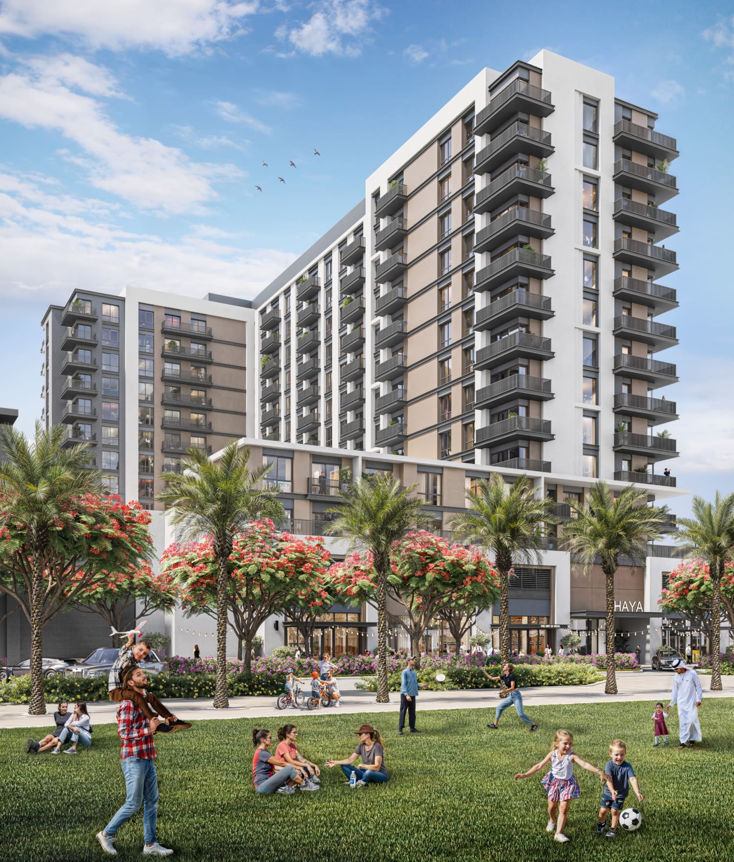 Haya on the Park exterior view