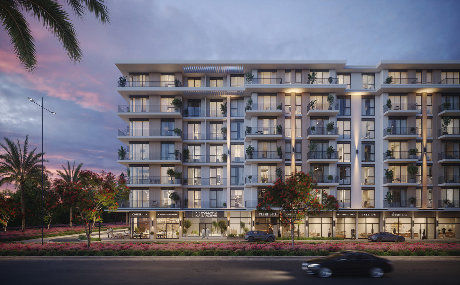 Holland Gardens exterior view