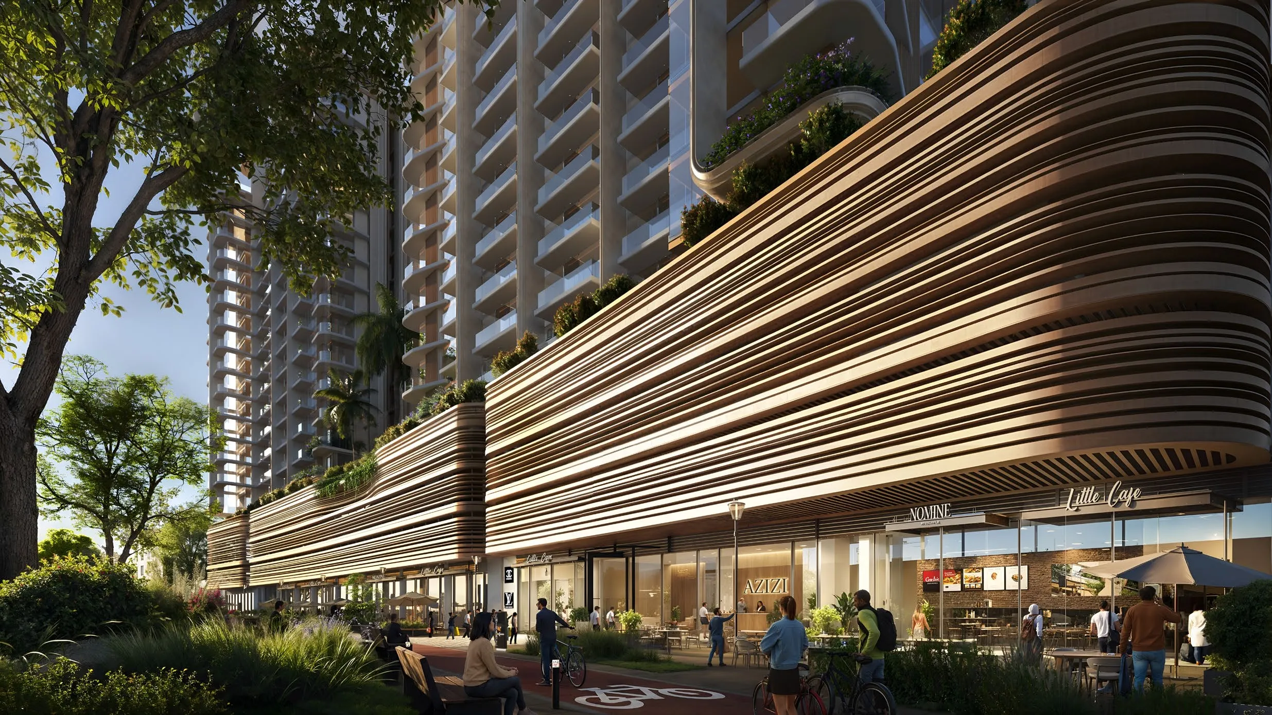 Jaddaf Beach Oasis architecture