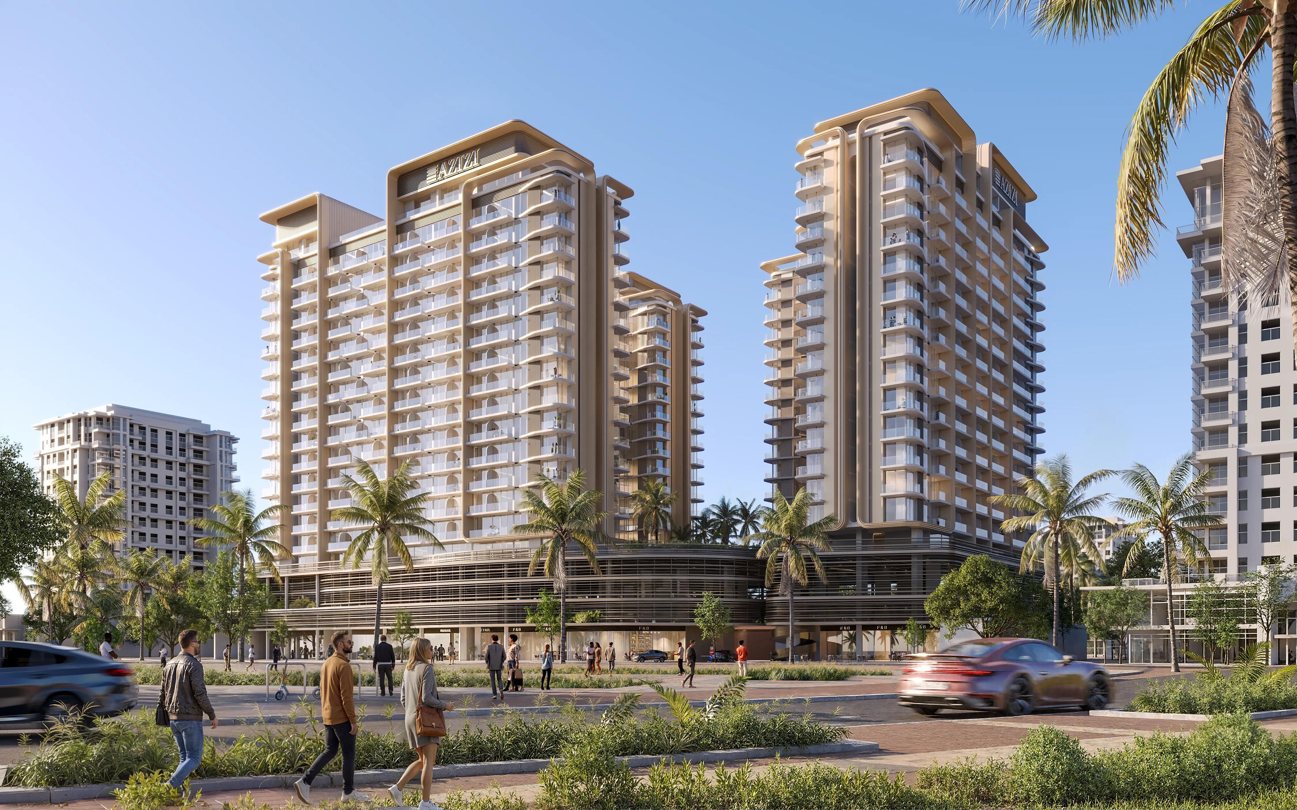 Jaddaf Beach Oasis exterior view