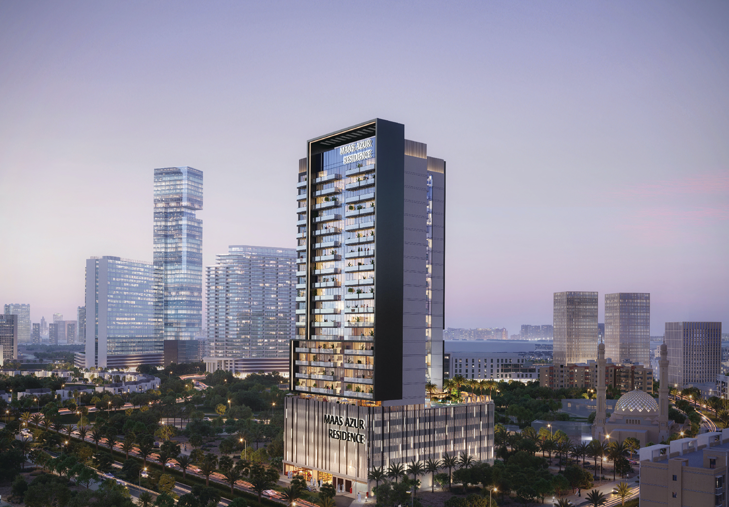 Maas Azur Residence exterior view