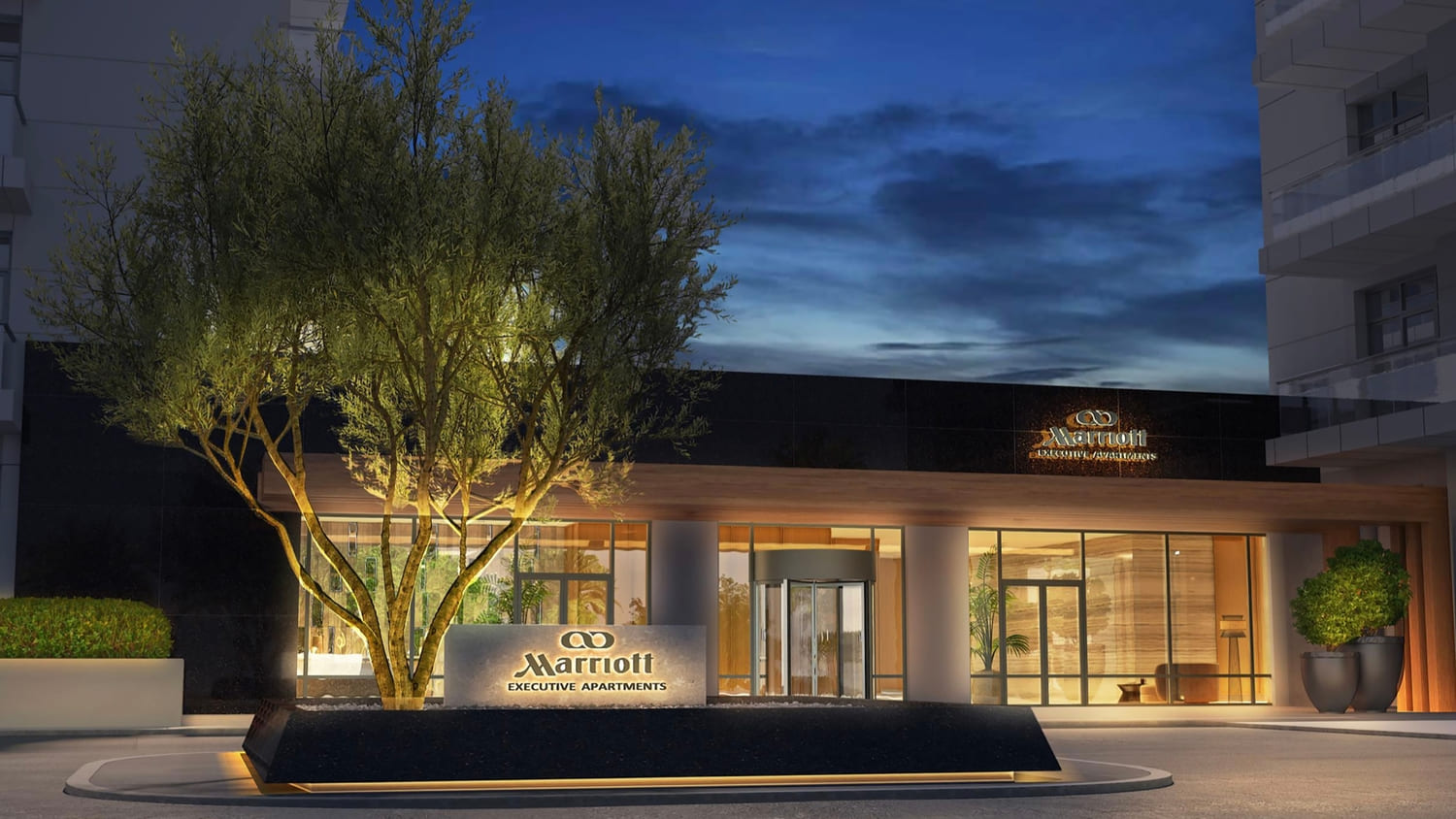 Marriott exterior view