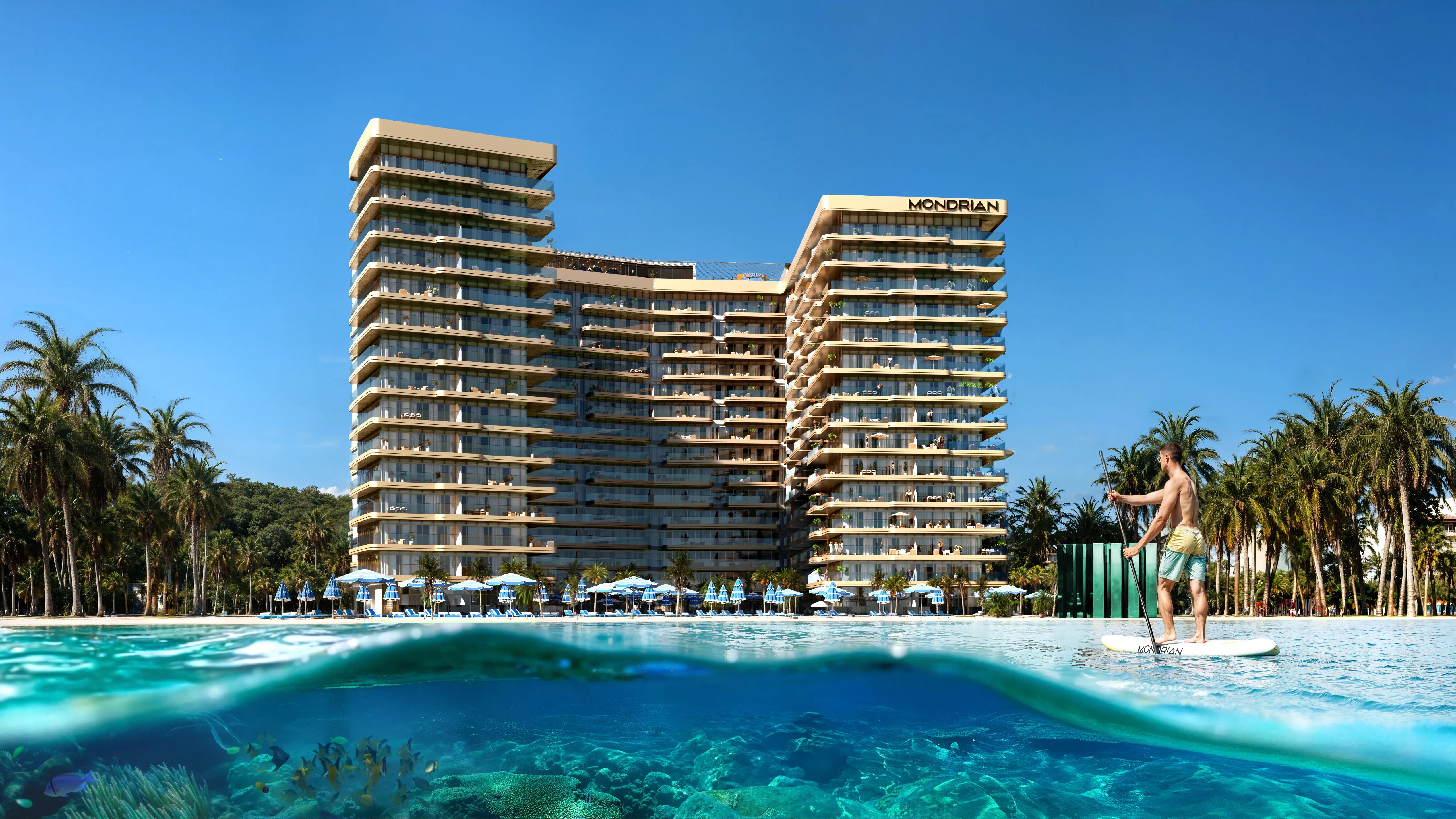 Mondrian Phases 1 and 2 exterior view