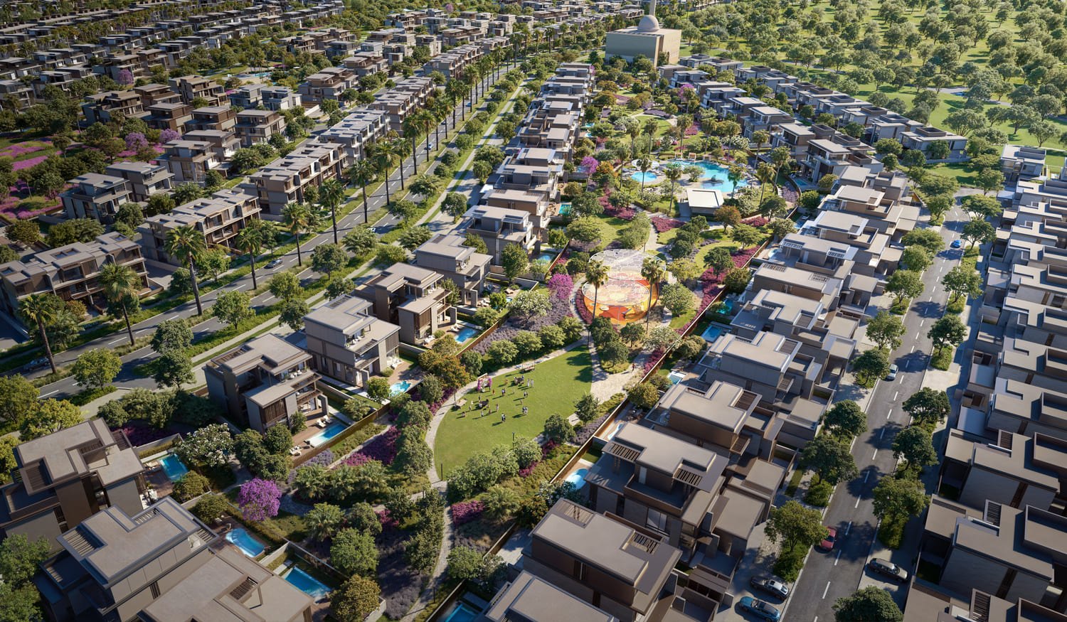 Nad Al Sheba Gardens Phase 9 exterior view