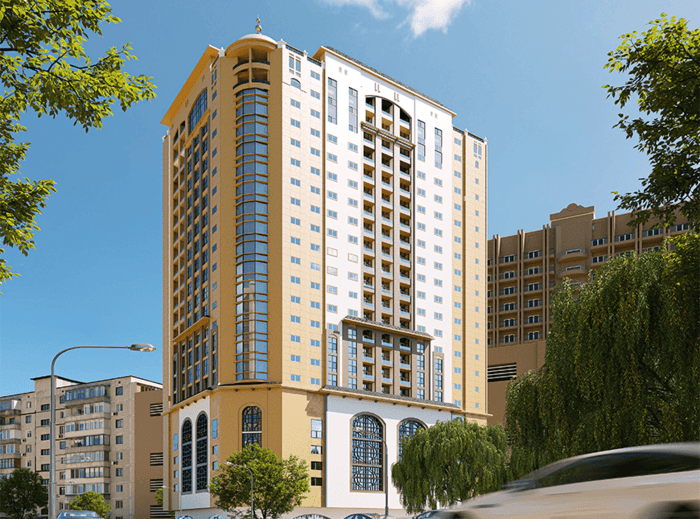 Nuaimia Two Tower exterior view