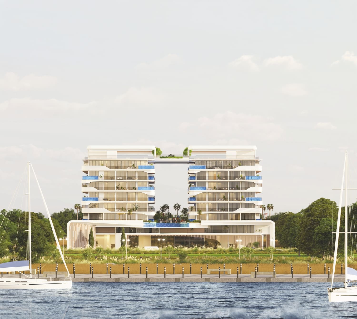 Ocean Pearl 1 and 2 architecture