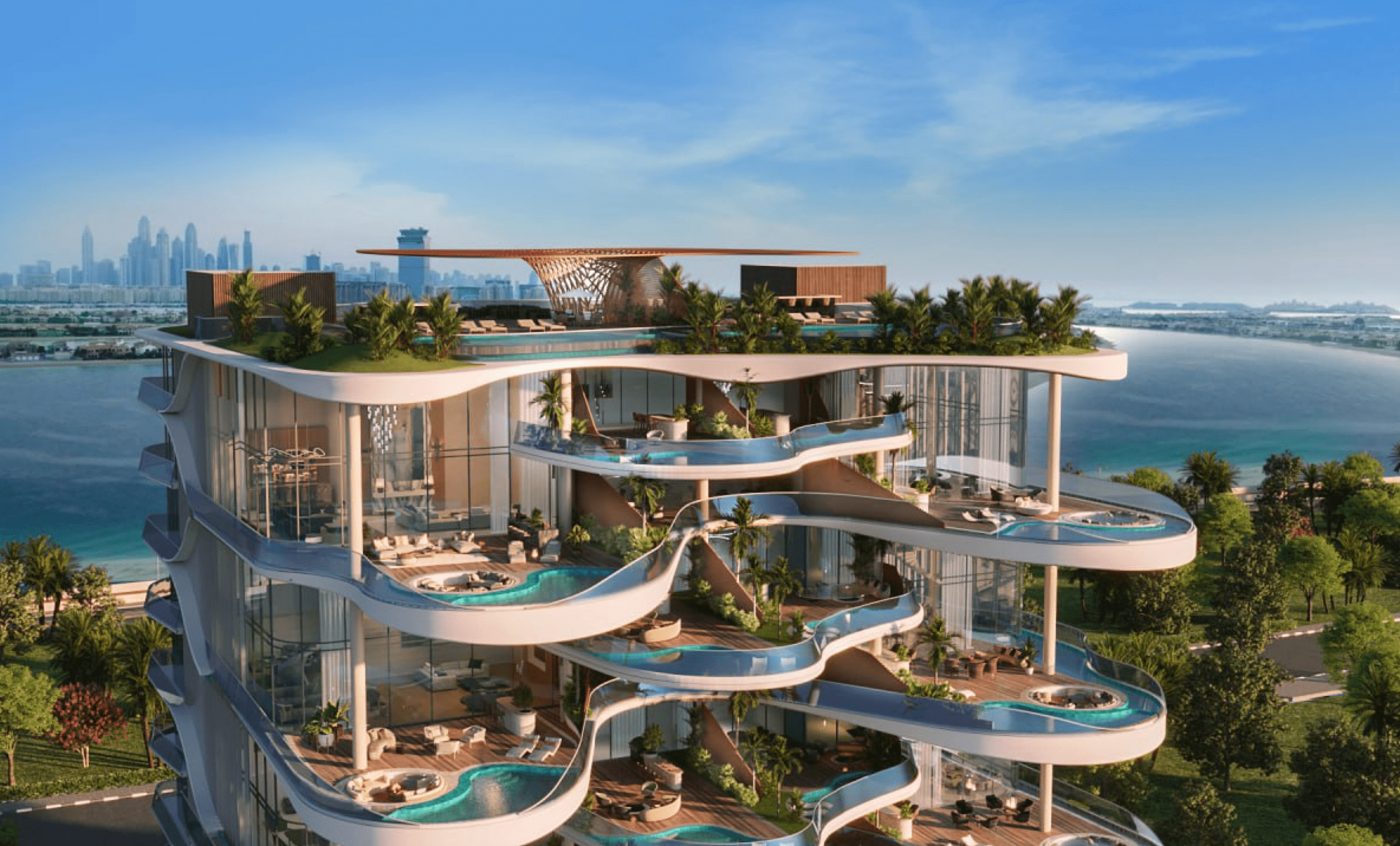One Crescent Palm exterior view