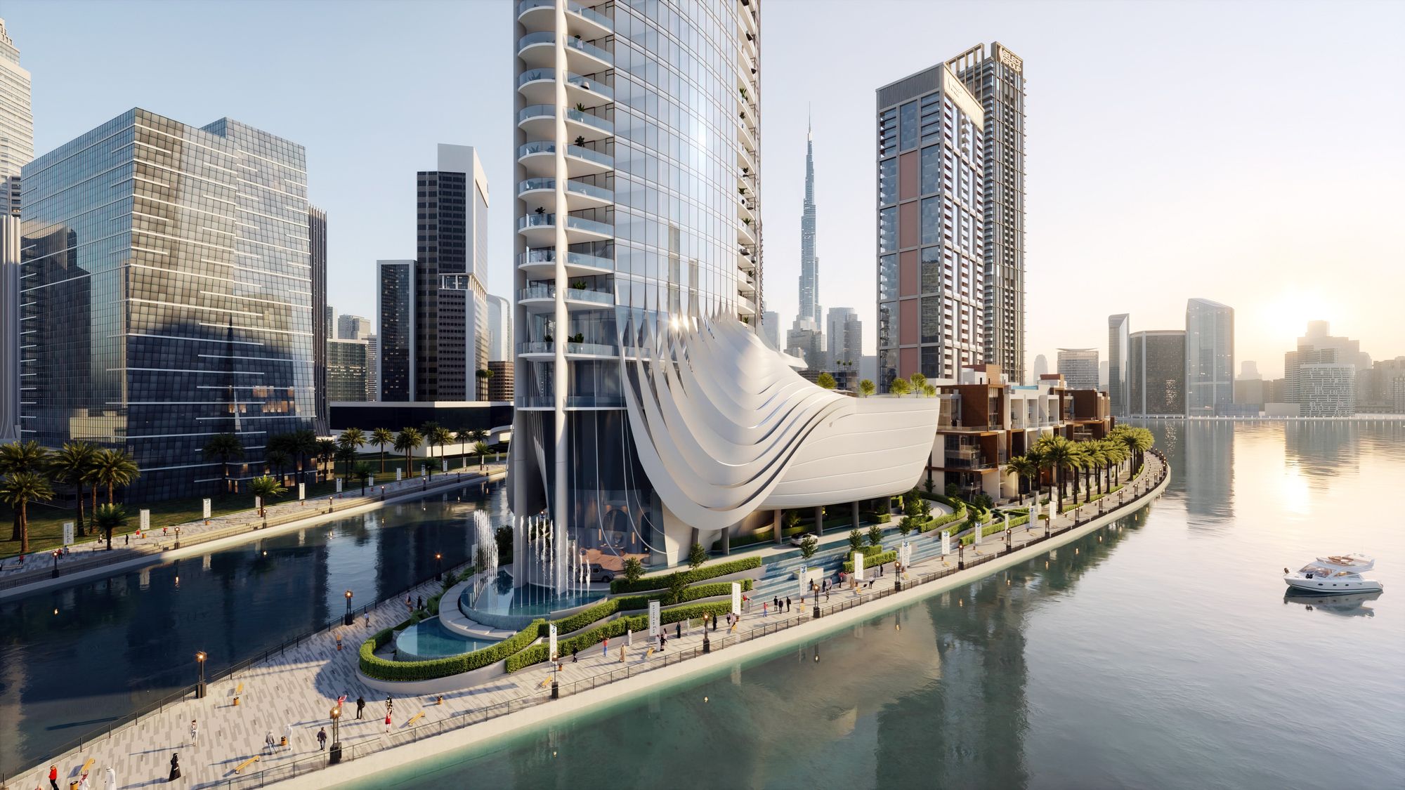 Peninsula Jumeirah living Business Bay architecture