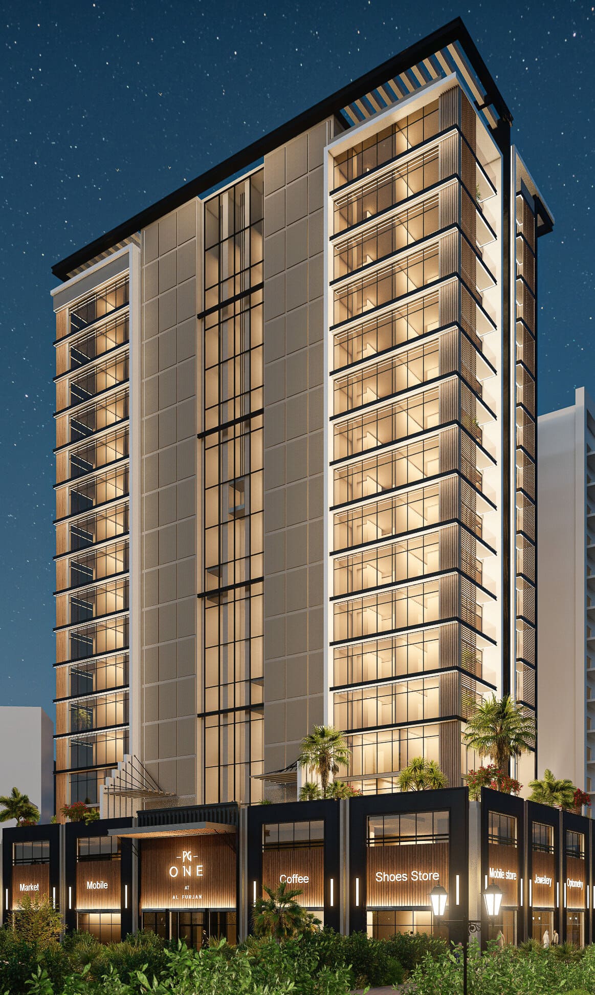 PG One exterior view