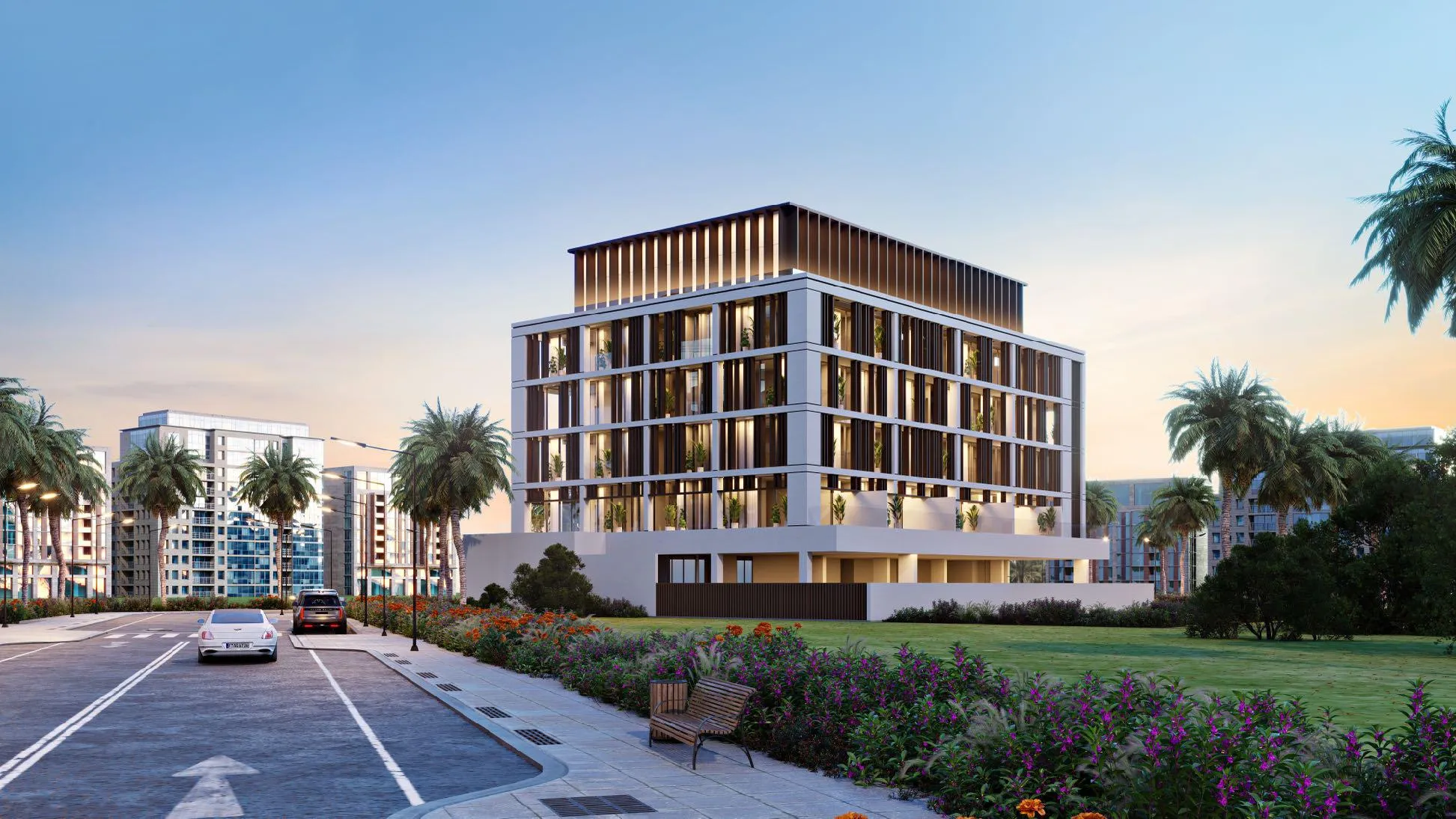 Rabdan Square architecture